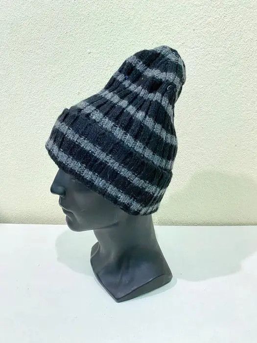 Japanese Brand × Uniqlo Japanese Brand Uniqlo Stripe Beanie Hat Size ONE SIZE - 3 Thumbnail