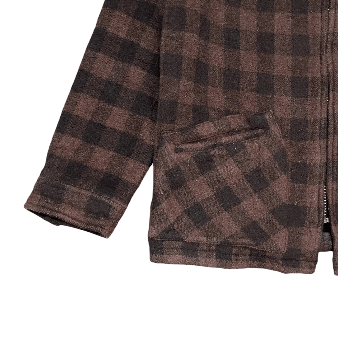 Kansai Yamamoto Vintage Kansai Jeans Plaid Zipper Jacket Size US M / EU 48-50 / 2 - 3 Thumbnail