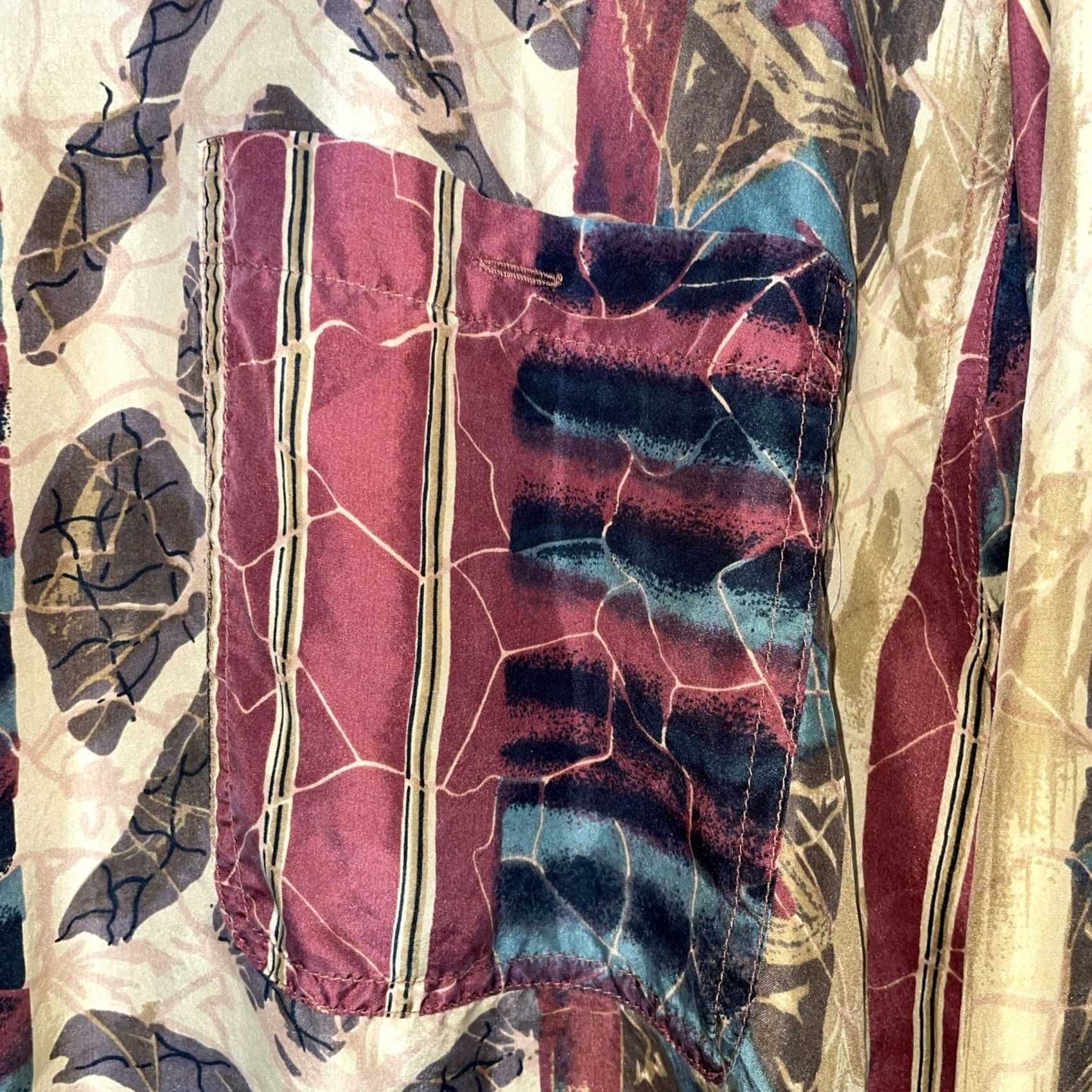 Whistles VTG Whistles Silk Safari Print Long Sleeve Button-Down WOMENS Size M Size M / US 6-8 / IT 42-44 - 4 Thumbnail