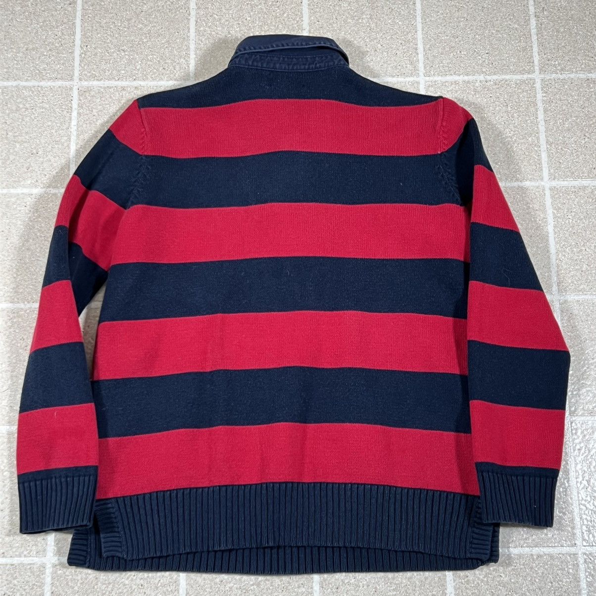 Lauren Ralph Lauren Vtg Women’s Lauren Ralph Lauren Cable Knit Rugby Sweater M Size M / US 6-8 / IT 42-44 - 4 Thumbnail
