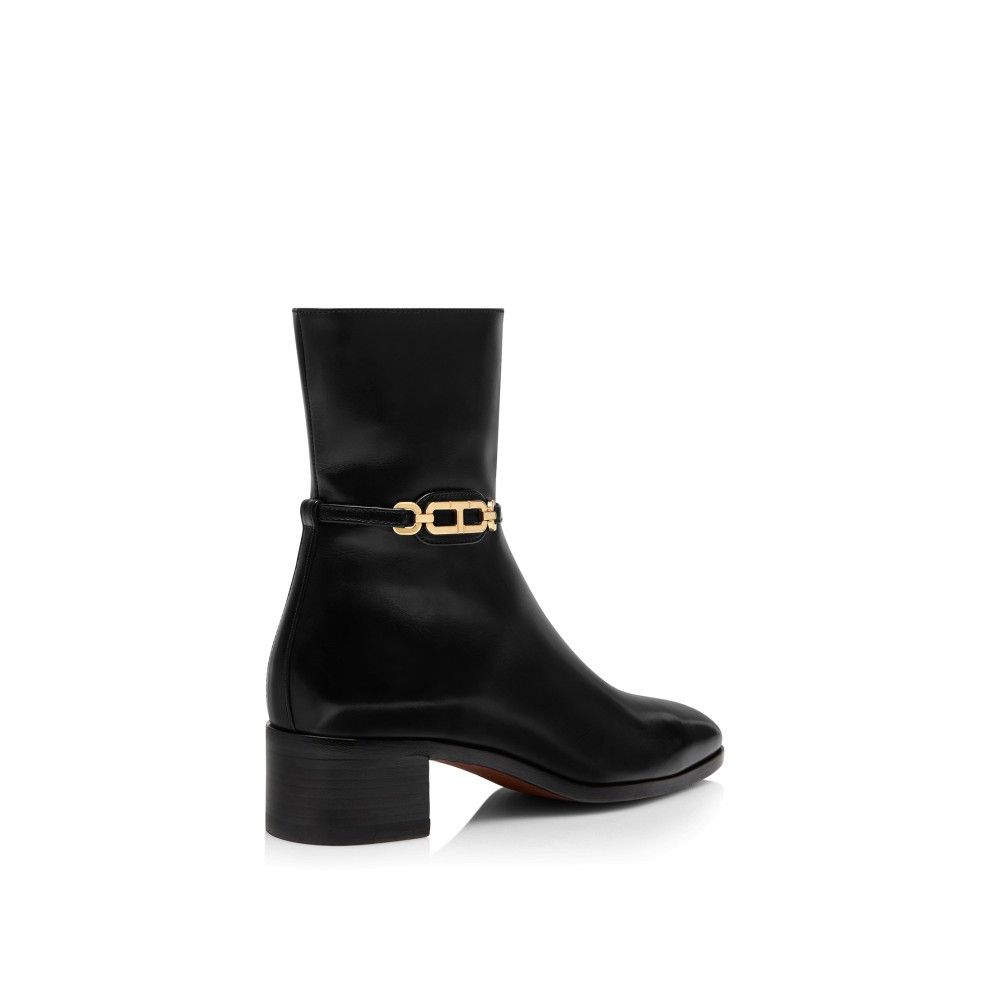 Tom Ford o1loc1c0925 W3471 Block Heel Ankle Boots in Black Size US 11 / IT 41 - 3 Thumbnail