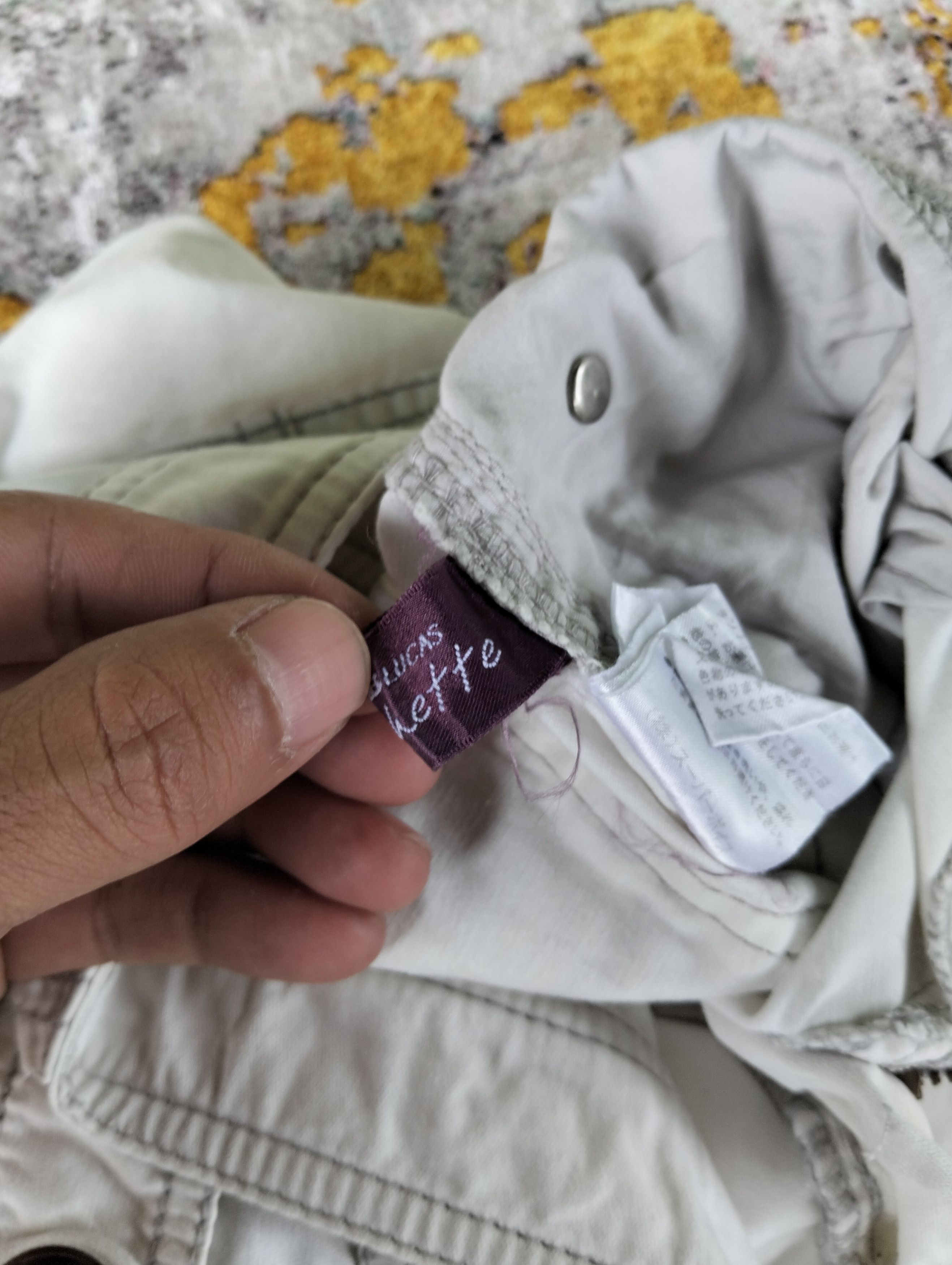 If Six Was Nine 2000s Japanese Lucas Cargo Multi Pocket Button Cross Pants Size US 28 / EU 44 - 12 Thumbnail