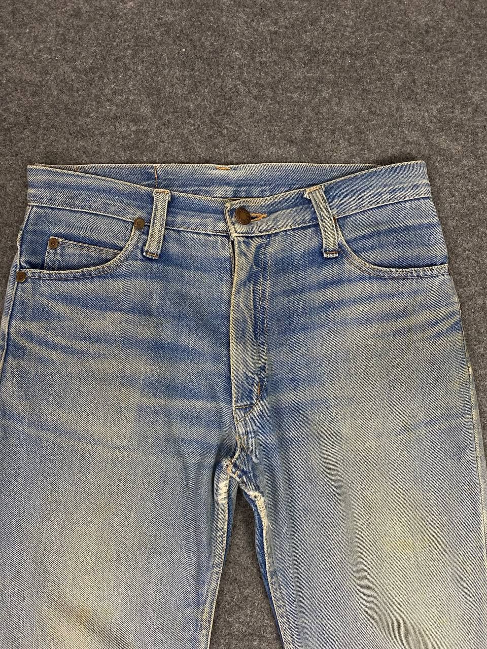 Japanese Brand vintage big mountain bootcut flare distressed rework denim Size US 30 / EU 46 - 9 Thumbnail