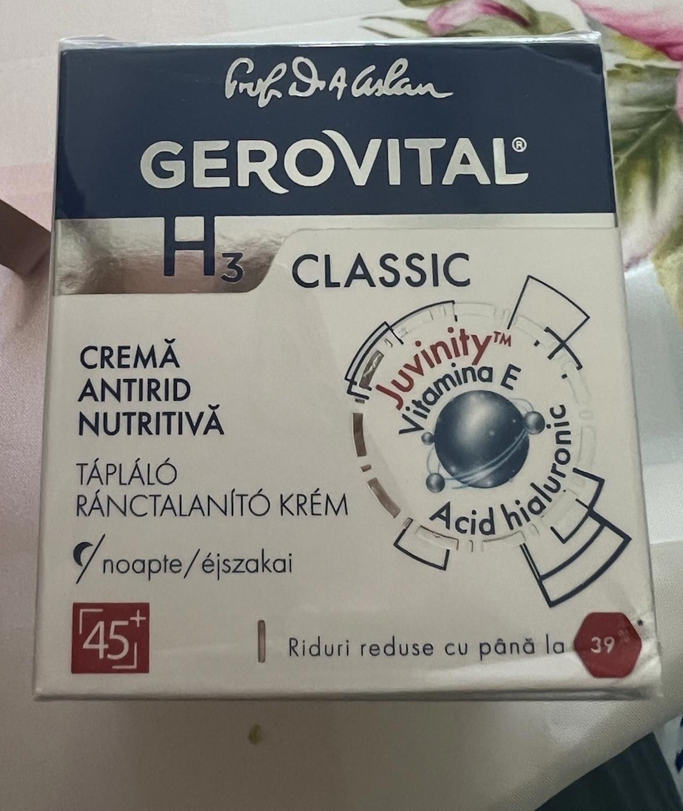Designer Gerovital H3 Classic Restructuring Lift Night Cream 1.69 oz Size ONE SIZE - 1 Thumbnail