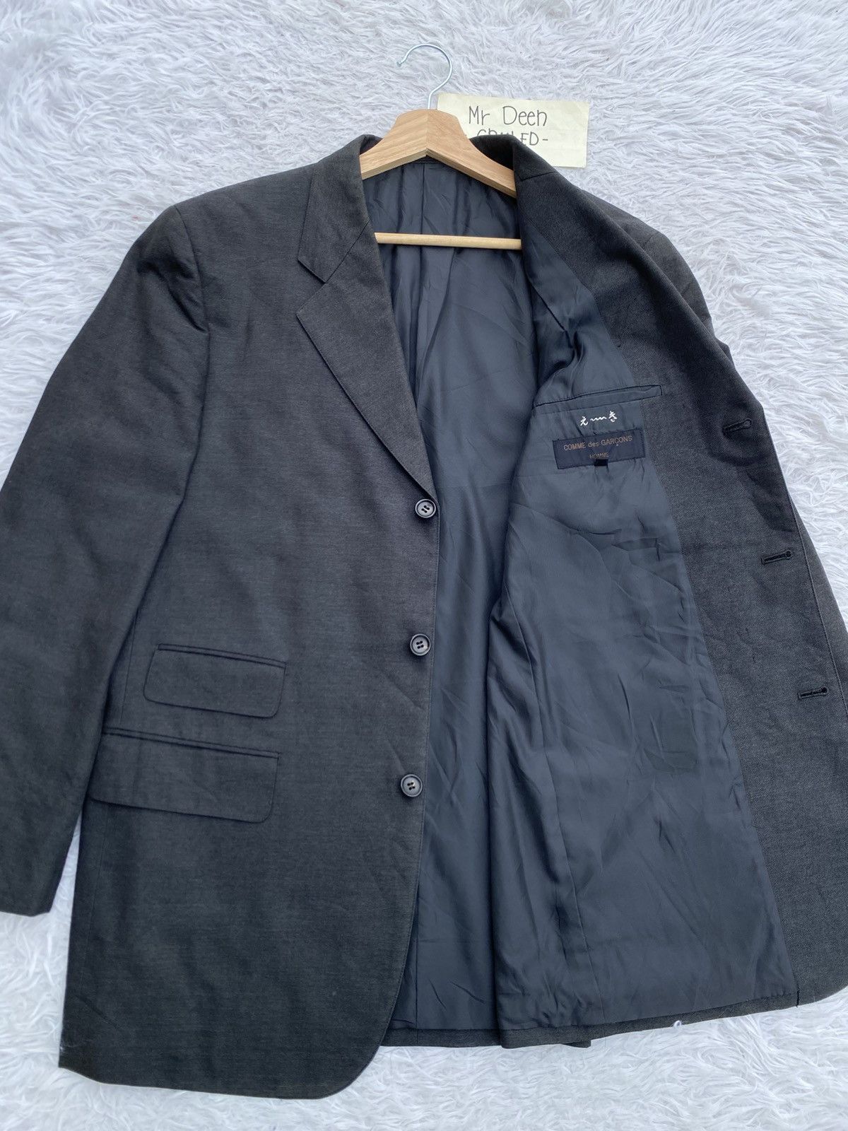 Comme des Garcons Homme Rare Vintage Comme Des Garcons Homme AD1999 Blazer Size 36R - 8 Thumbnail