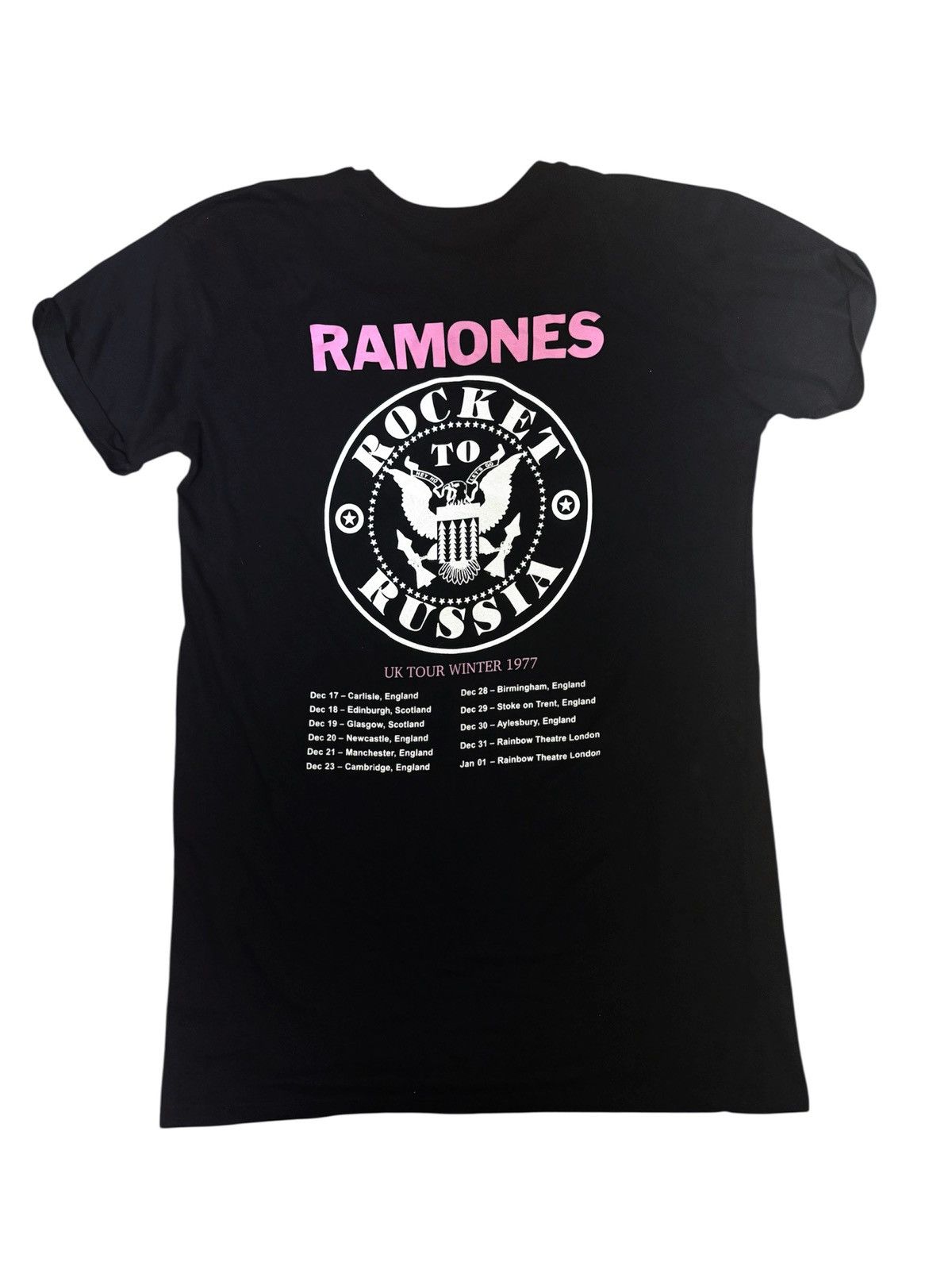 Band Tees × Vintage Authentic Ramones “Rocket to Russia” Tour Long Tee Size M / US 6-8 / IT 42-44 - 2 Thumbnail