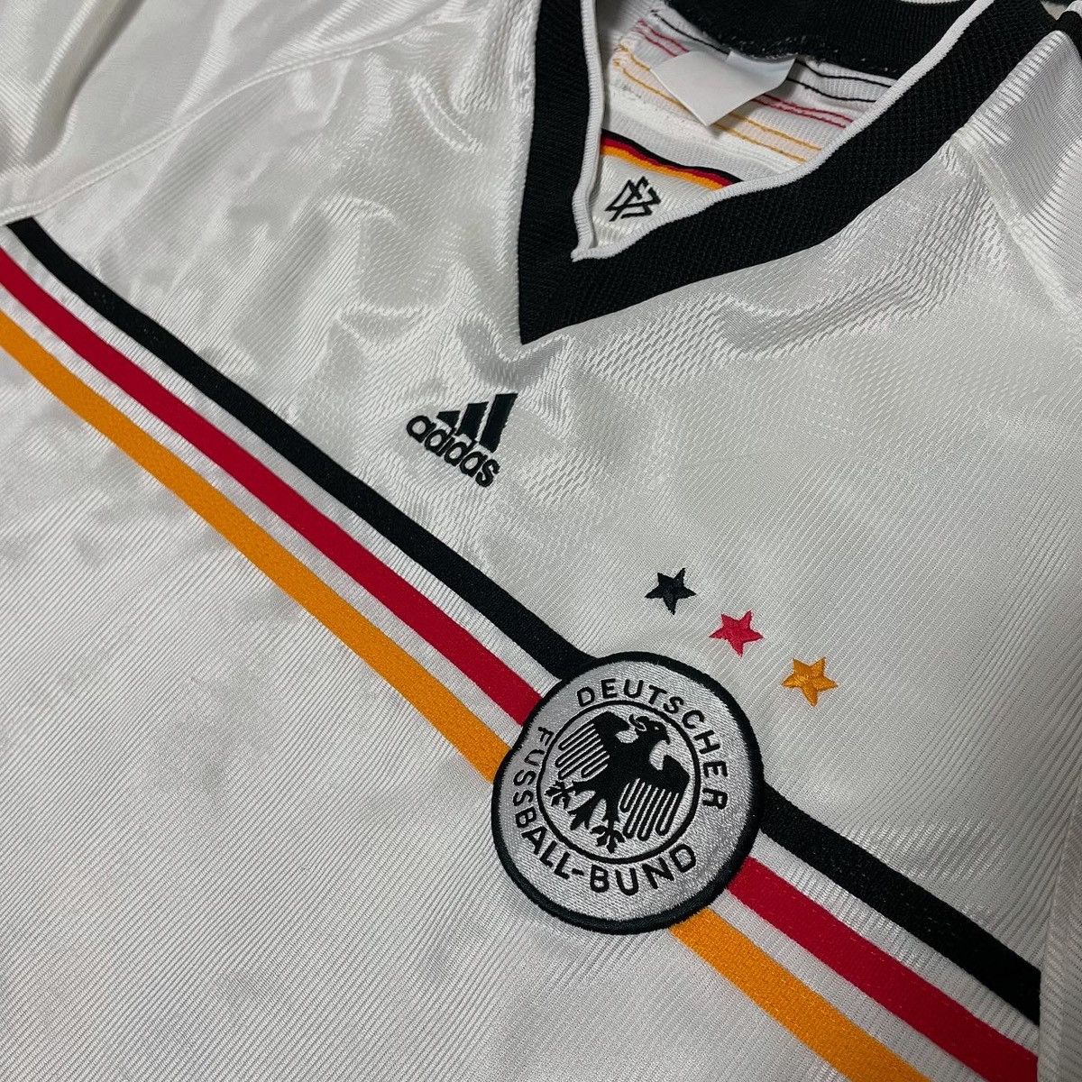 Adidas Germany 1998 Home World Cup Soccer Football Jersey Shirt Kit Size US L / EU 52-54 / 3 - 4 Thumbnail