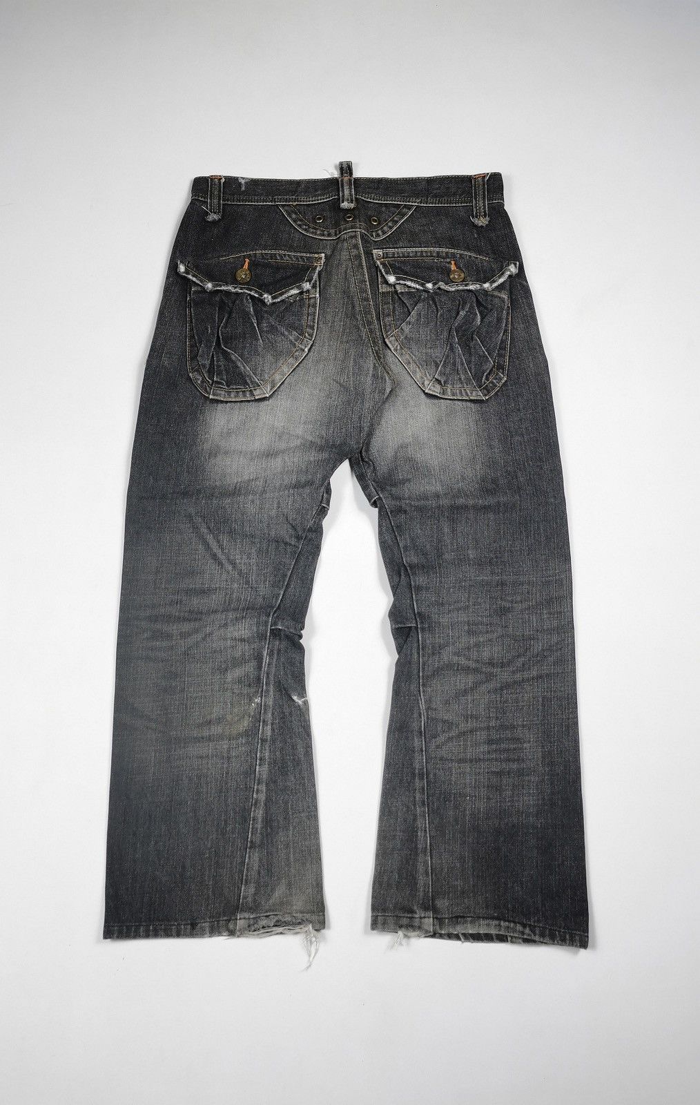 Edwin Bootcut Edwin Cargo Utility Black Jeans Size US 32 / EU 48 - 6 Thumbnail