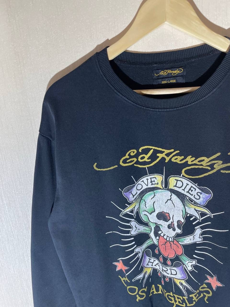 Christian Audigier × Ed Hardy × Vintage Ed Hardy Christian Audigier Vintage Printed Sweatshirt Size US L / EU 52-54 / 3 - 3 Thumbnail