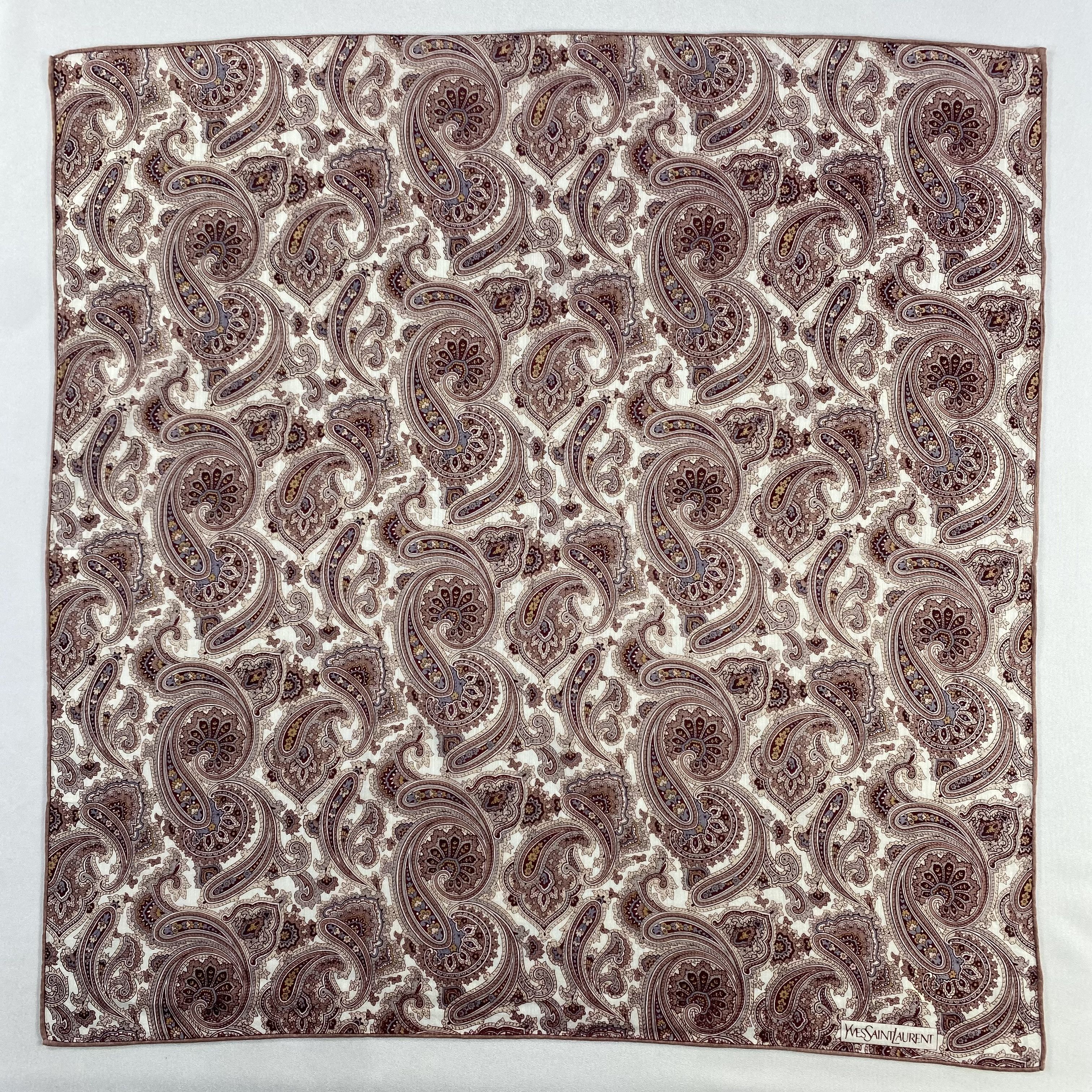 Vintage Yves Saint Laurent Handkerchief / Neckerchief-P1068 Size ONE SIZE - 1 Thumbnail