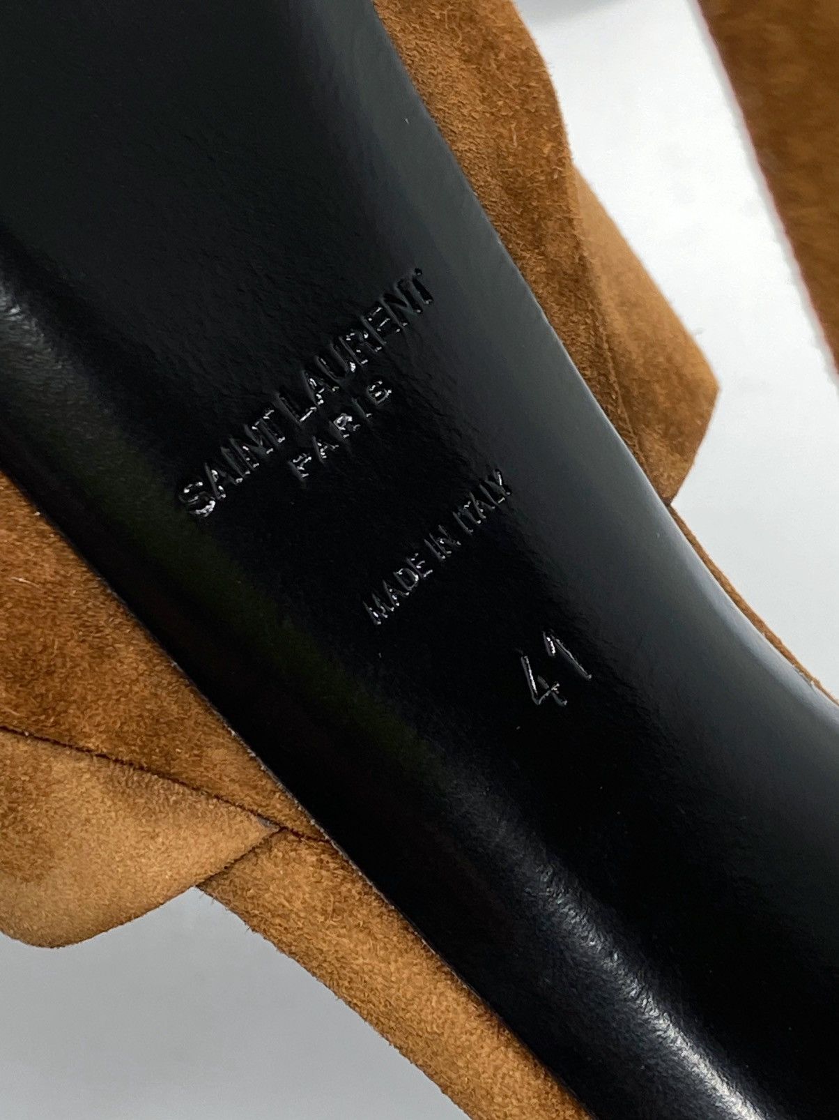 Yves Saint Laurent Saint Laurent Jodie Platform Sandals in Suede size 41 Size US 11 / IT 41 - 14 Thumbnail