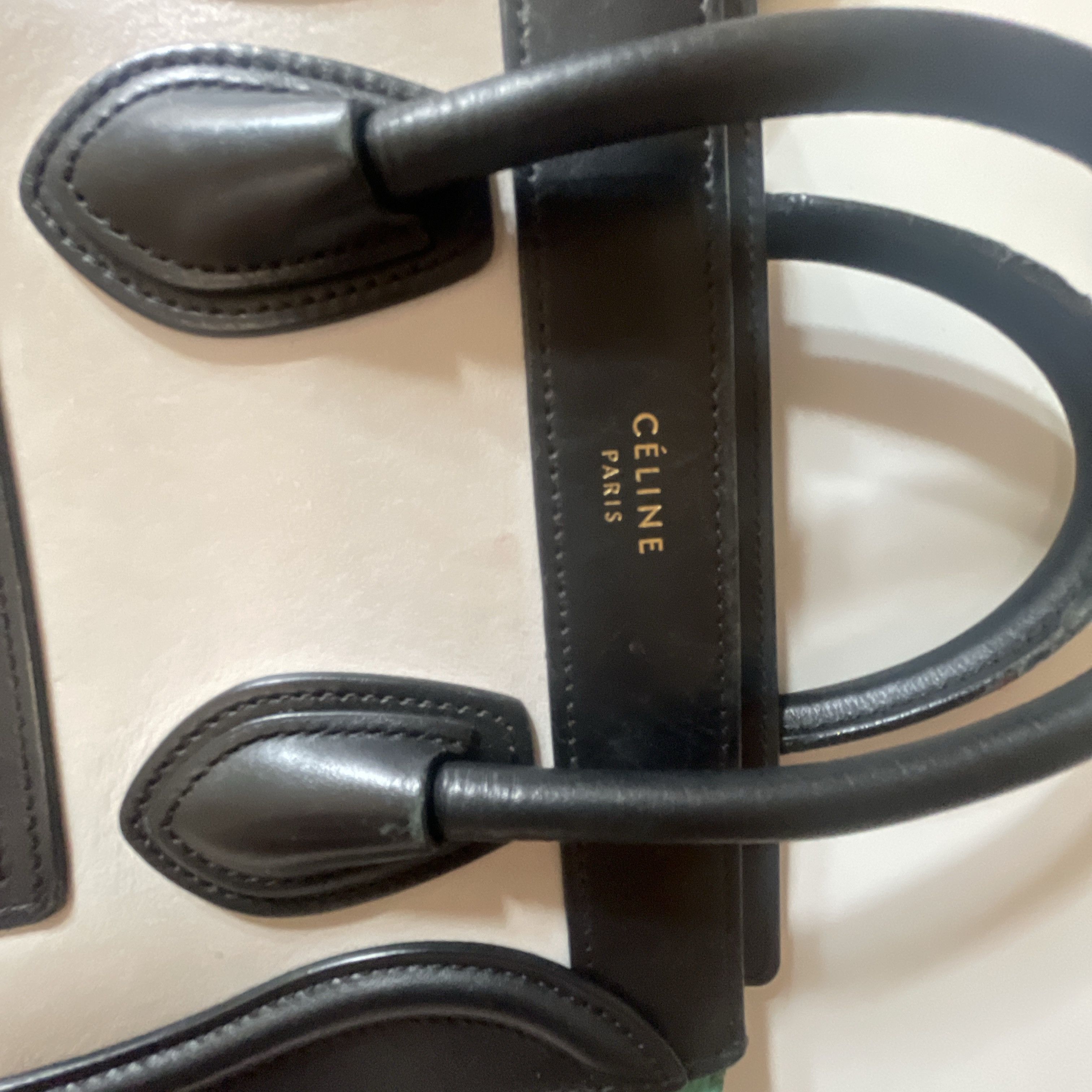 Celine CELINE LUGGAGE BAG TRICOLOR NANO Size ONE SIZE - 7 Thumbnail