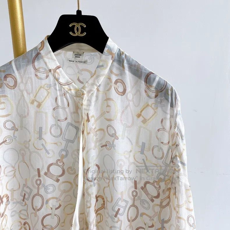 Hermes Hermes Silk Dress Size XXS / US 00 / IT 34 - 5 Thumbnail