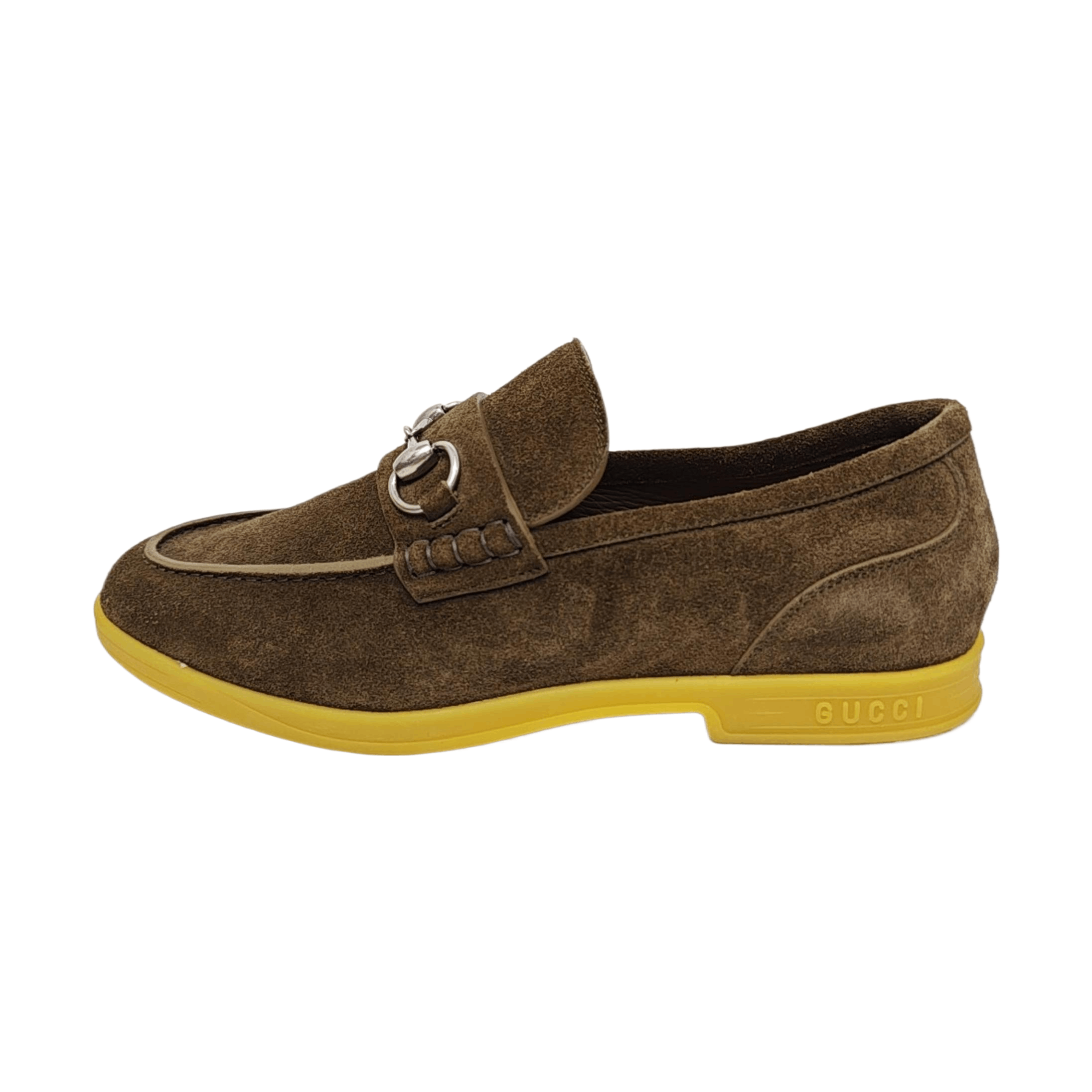 Gucci Gucci Suede Horsebit Low Top Sneakers Size 8 Size US 8 / EU 41 - 1 Thumbnail