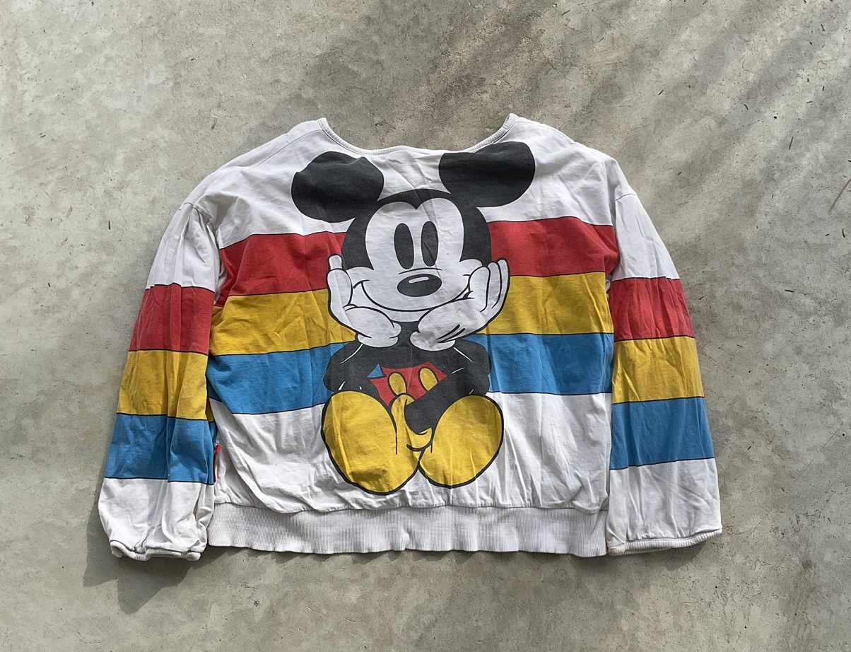 Disney × Vintage distressed mickey sweater Size US M / EU 48-50 / 2 - 3 Thumbnail