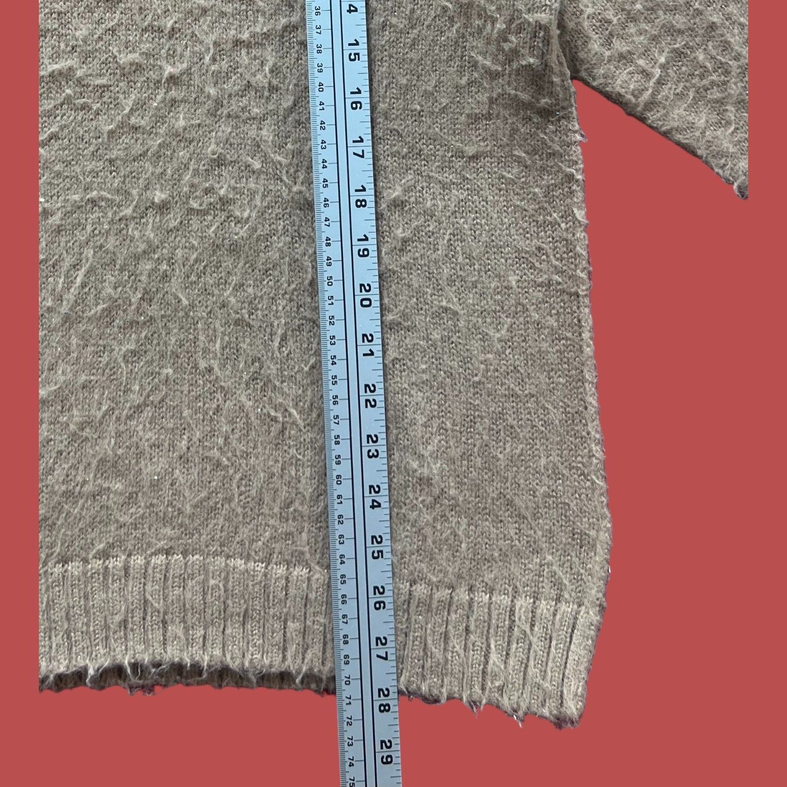 Other Wild Fable - Women's Long Sleeve V-Neck Sweater - Brown - XX Size XXS / US 00 / IT 34 - 5 Thumbnail