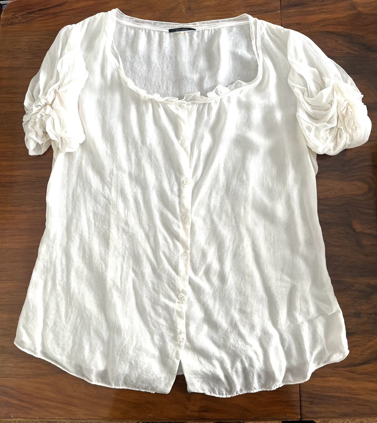 Elie Tahari Elie Tahari Silk Top Size L / US 10 / IT 46 - 1 Thumbnail