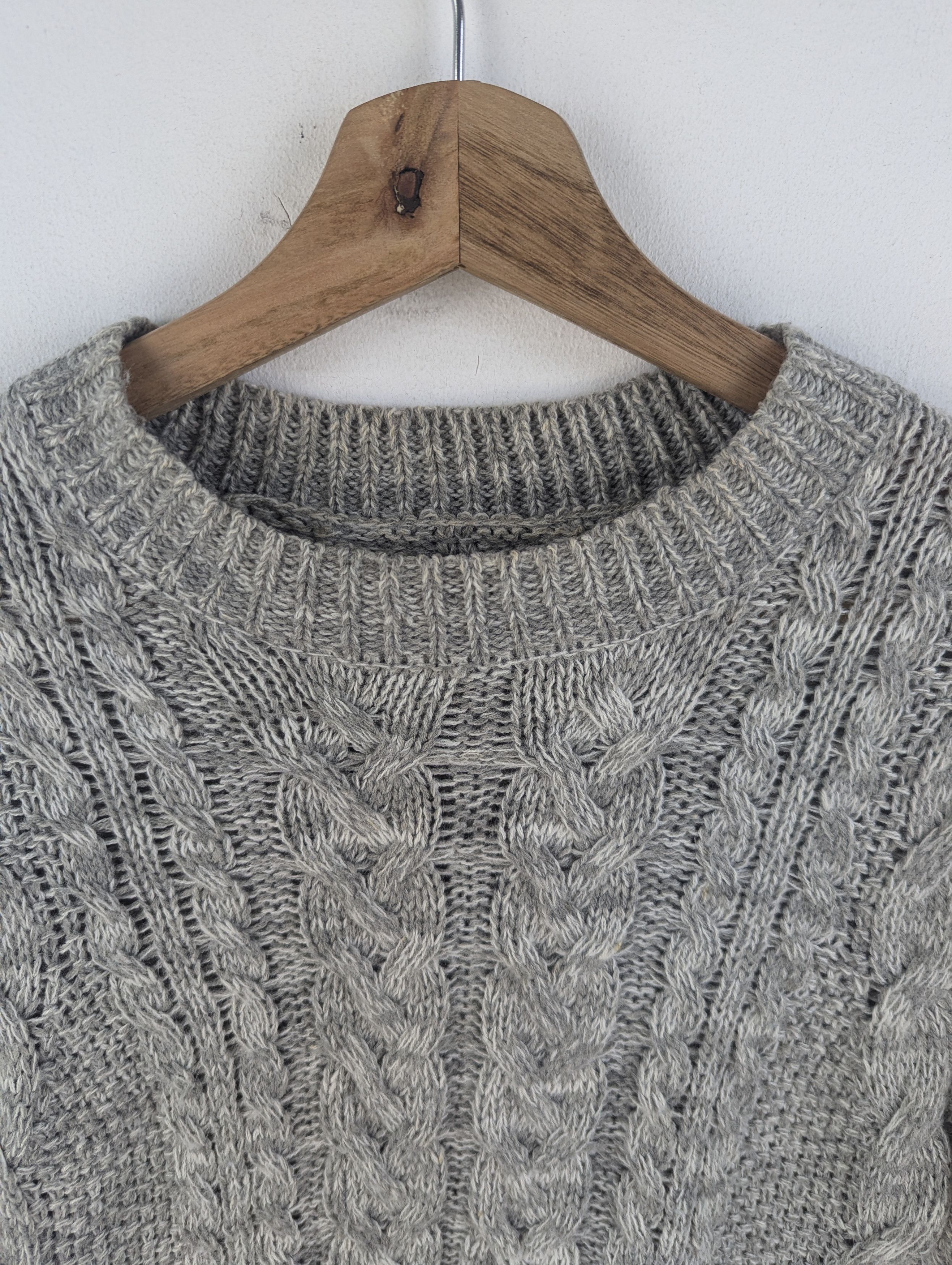 Aran Isles Knitwear × Japanese Brand × Vintage Vintage Knit Sweater Pattern by Raf Raf Size M / US 6-8 / IT 42-44 - 7 Thumbnail