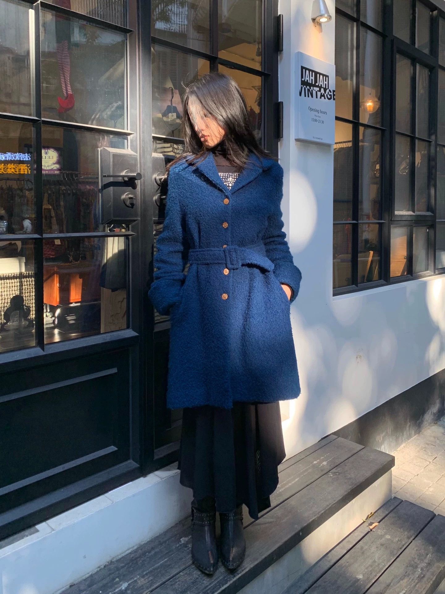 Other Jocomomola Royal Blue Wool Coat Size 40 Size S / US 4 / IT 40 - 1 Thumbnail
