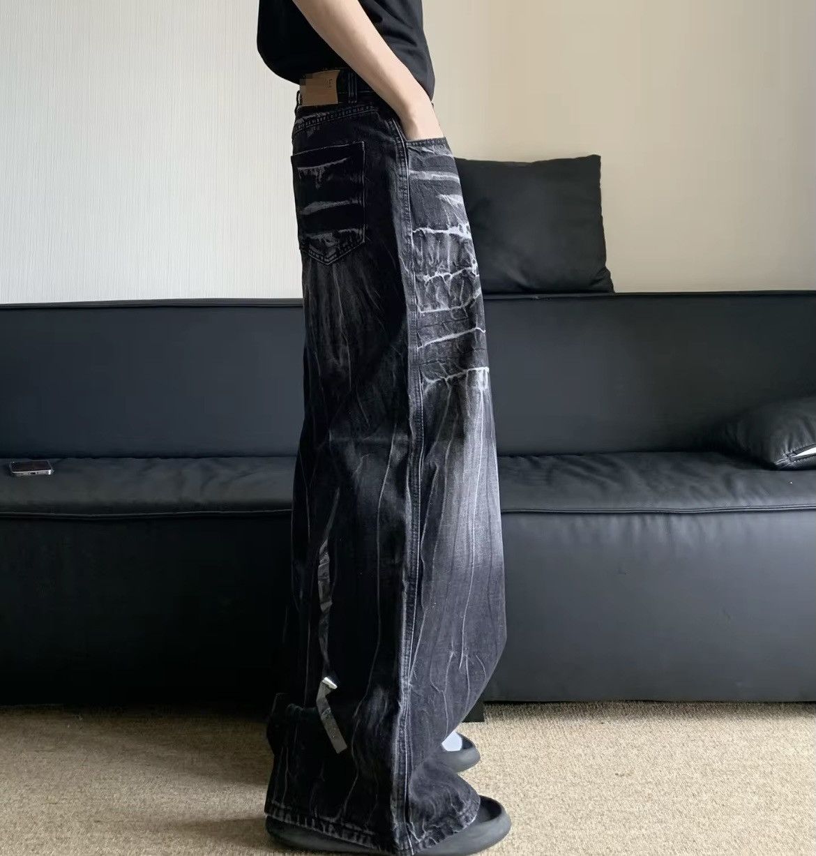 Other Y2K Low waist BAGGY denim jeans Size US 30 / EU 46 - 3 Thumbnail