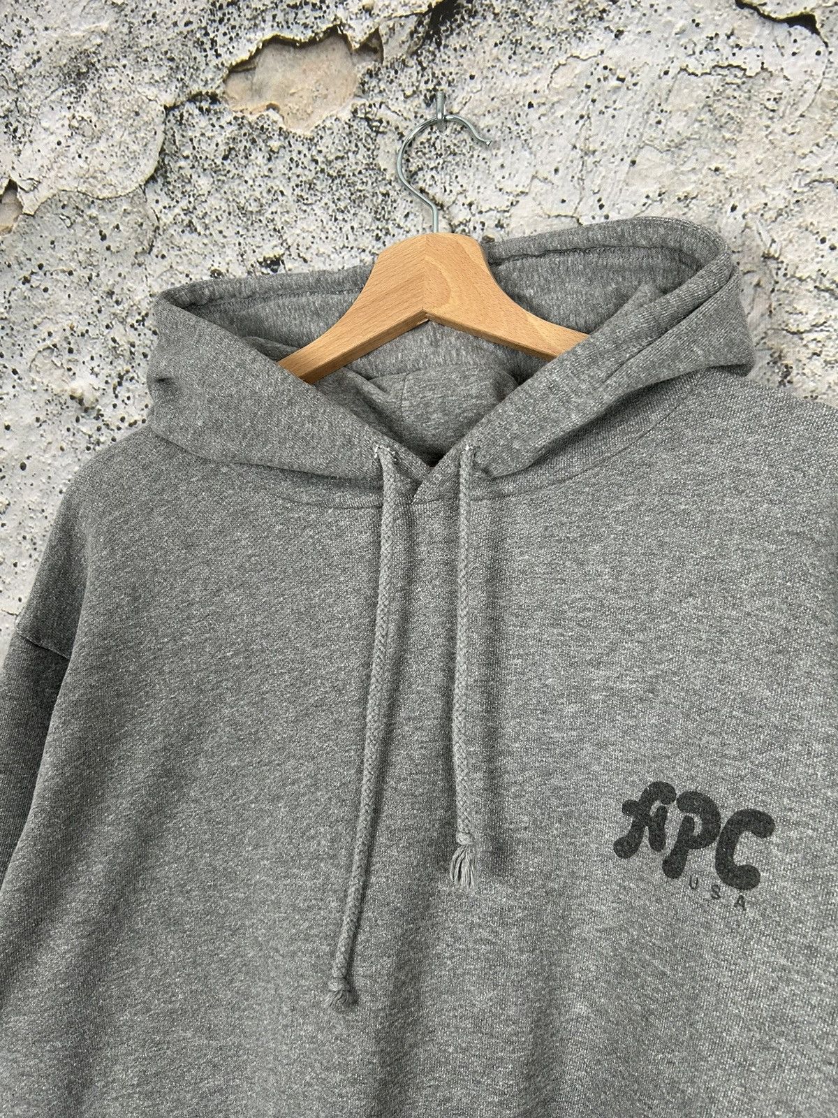 A.P.C. A.P.C. U.S. Hoodie Sweatshirt Streetwear Hype Rare Vintage Size US XXL / EU 58 / 5 - 3 Thumbnail