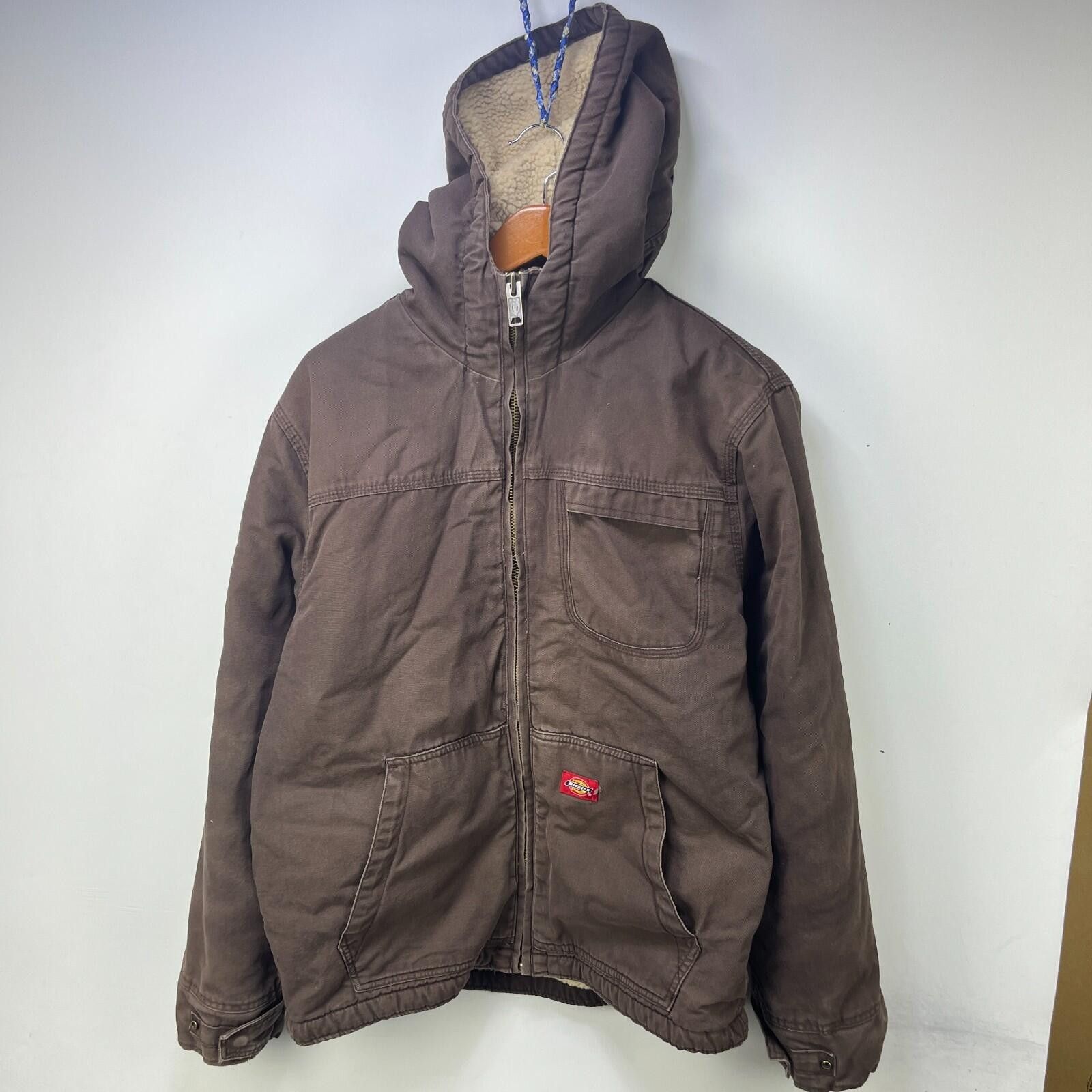 Dickies Vintage Dickies Sherpa Lined Hooded Jacket Large Size US L / EU 52-54 / 3 - 1 Thumbnail