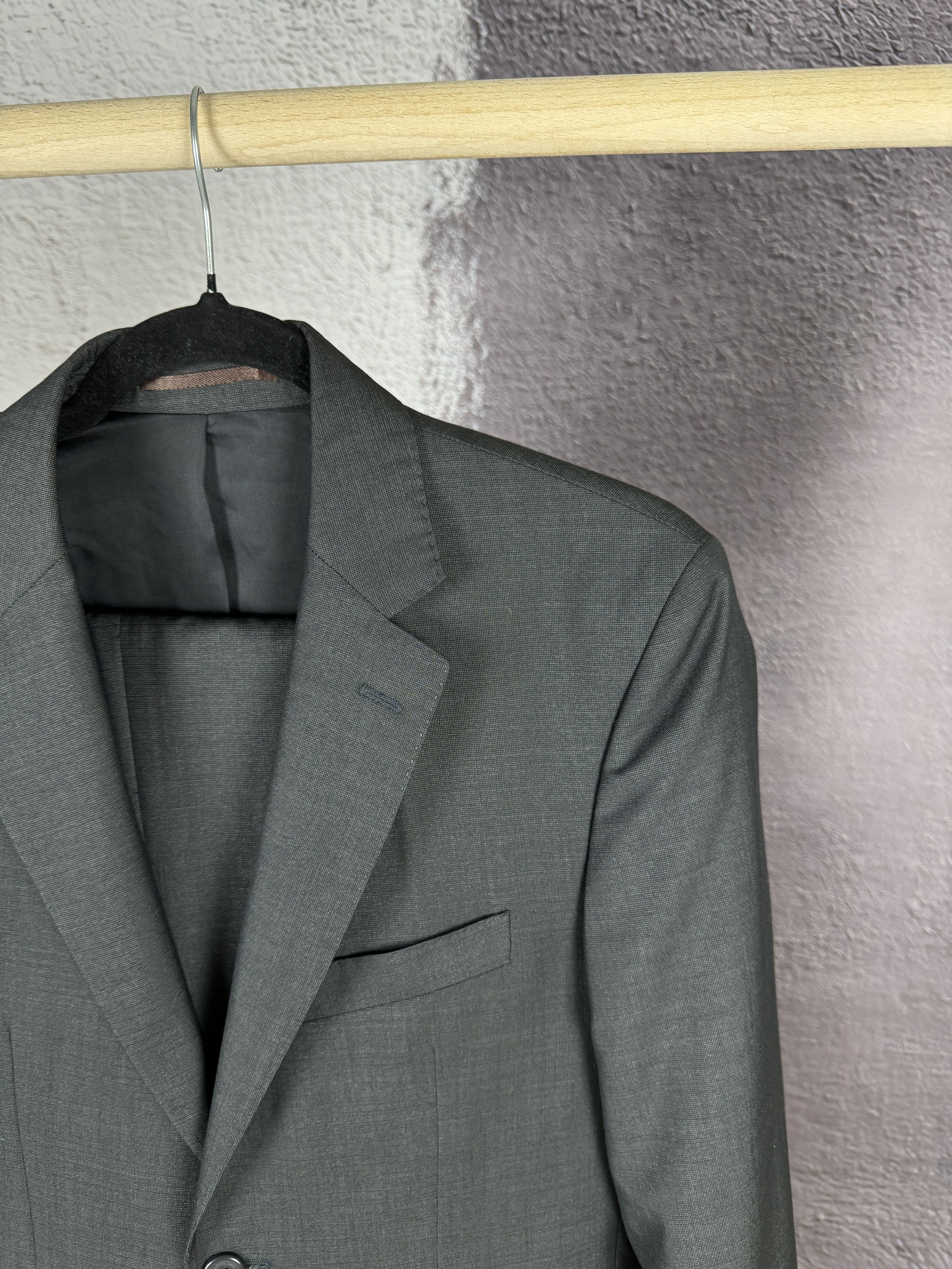 Nazareno Gabrielli BNWT Nazareno Gabrielli 2 pcs Panda grey 2 button wool suit Size 38R - 4 Thumbnail