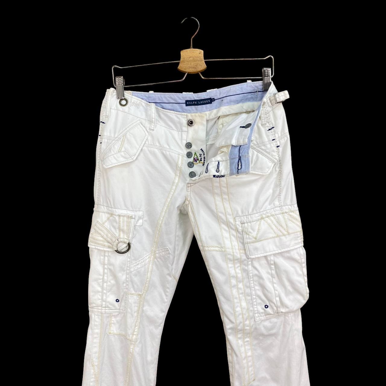 Polo Ralph Lauren Polo Ralph Lauren Off-White Utility Cargo spider-web Stitch Size US 30 / EU 46 - 2 Thumbnail