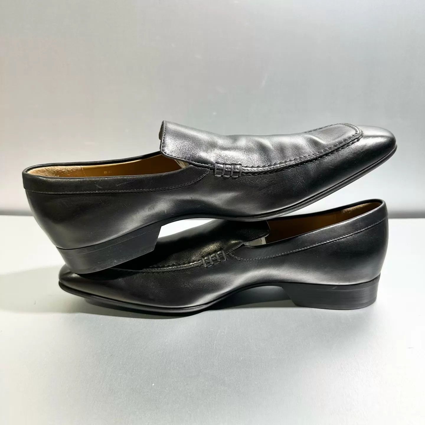 Louis Vuitton LV Classic Black Cap-toe Shoes Size US 9.5 / EU 42-43 - 4 Thumbnail
