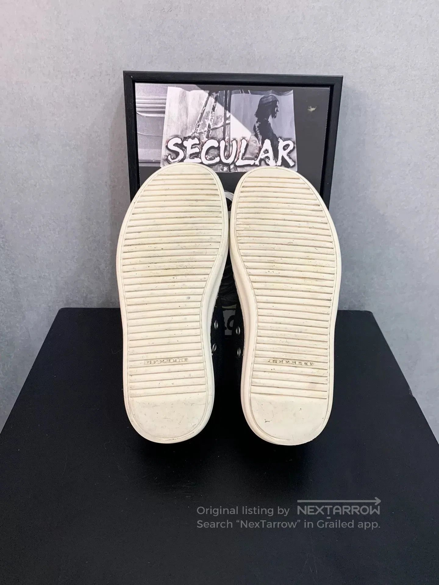 Rick Owens Rick Owens Low-Top Waxed Sneakers. Size US 5 / IT 35 - 8 Thumbnail