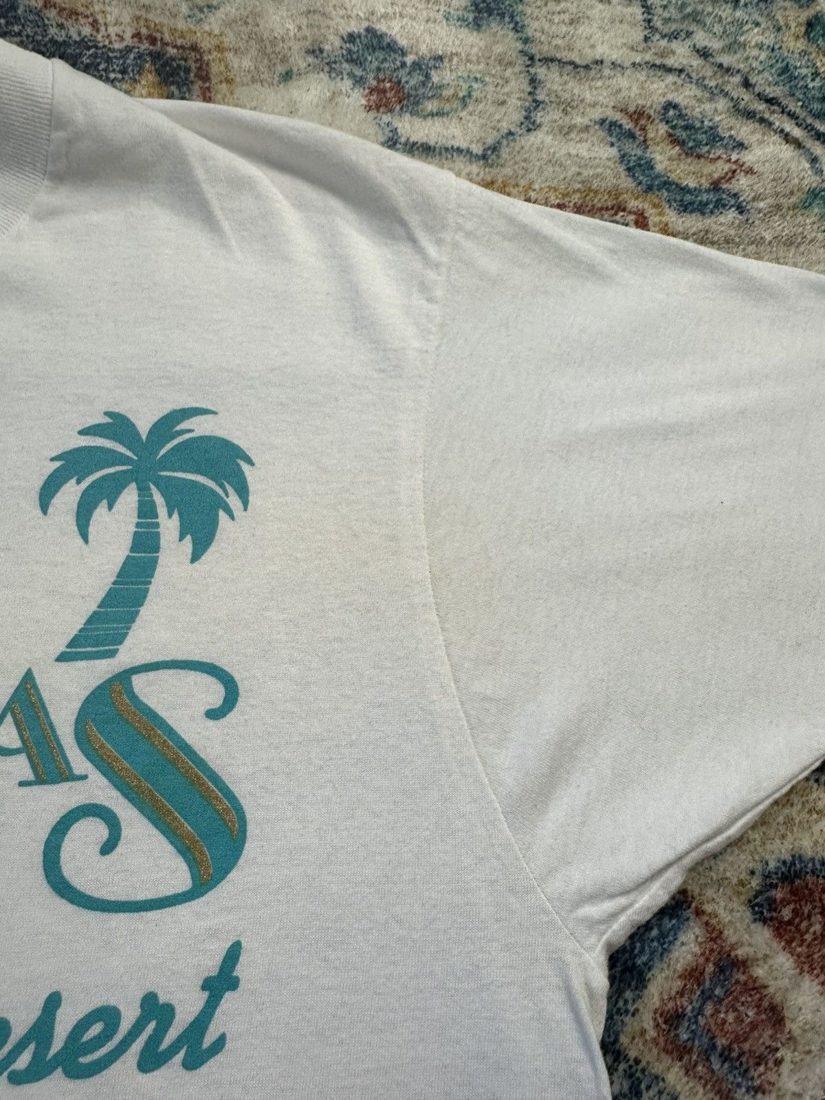 Vintage Vintage 1980s Las Vegas Palm Trees T-shirt Large Size US L / EU 52-54 / 3 - 5 Thumbnail
