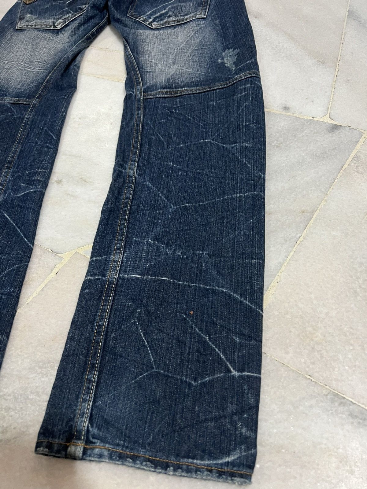 If Six Was Nine × Japanese Brand × Le Grande Bleu (L.G.B.) ✈️Double Waist✈️90’s Dominate Handcrafted Claw Jean Size US 29 - 14 Thumbnail
