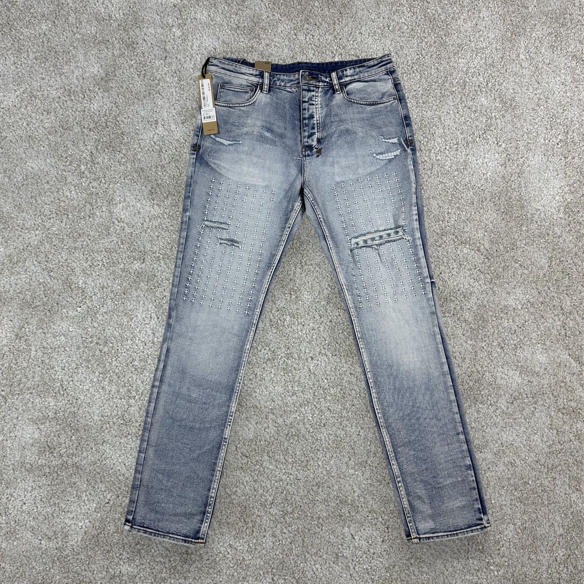 Japanese Brand × Ksubi Ksubi Jeans Chitch Enjoy Trashed size L-XL / 36 NEW with tag Size US 36 / EU 52 - 2 Thumbnail