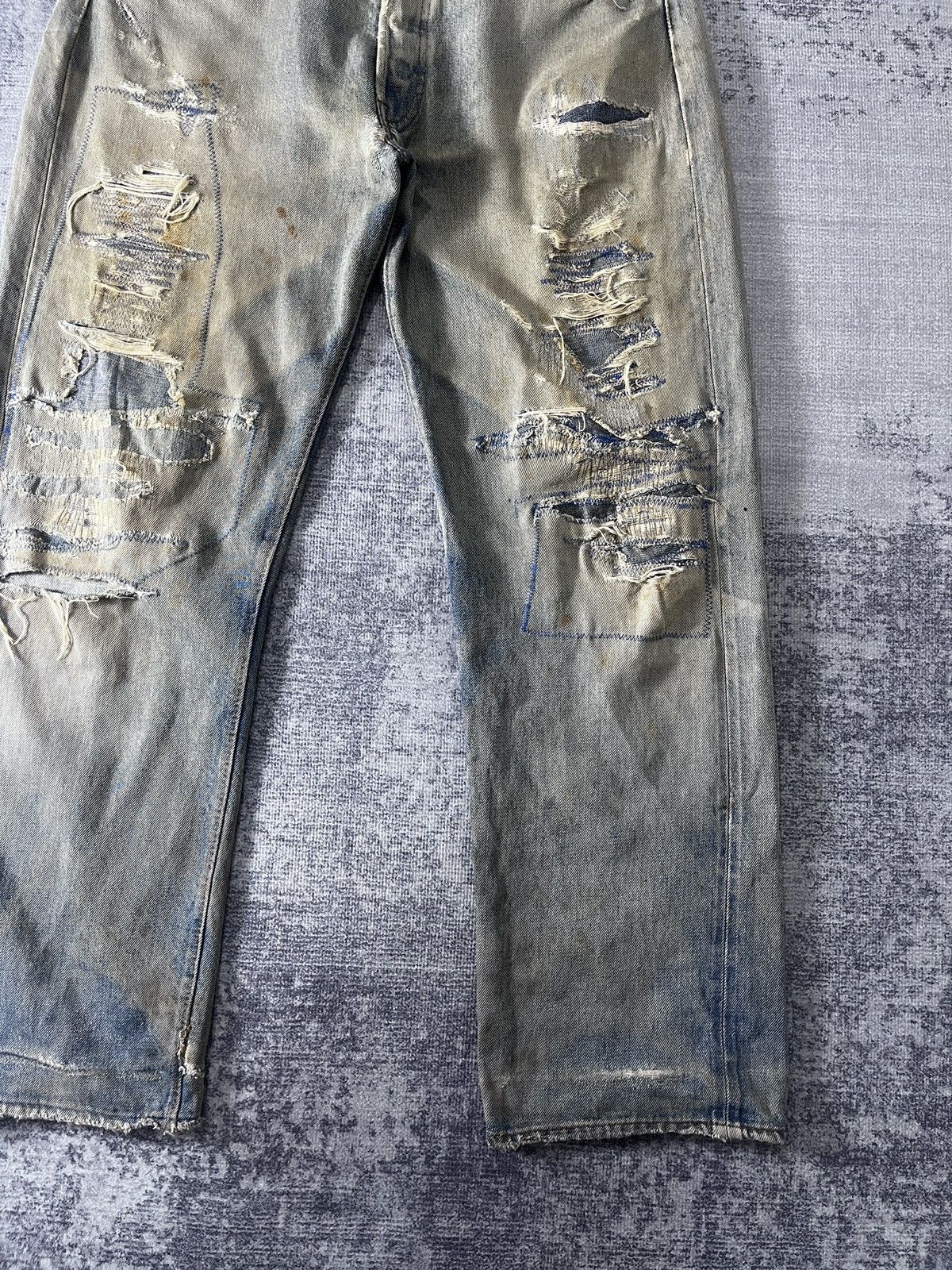 Levi's LEVIS 66 501 DISTRESSED SELVEDGE 60/70s Size US 34 / EU 50 - 4 Thumbnail