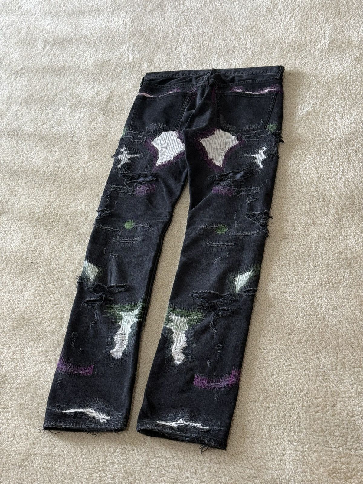 Vlone VLONE SS18 Black Scab Denim Size US 32 / EU 48 - 6 Thumbnail