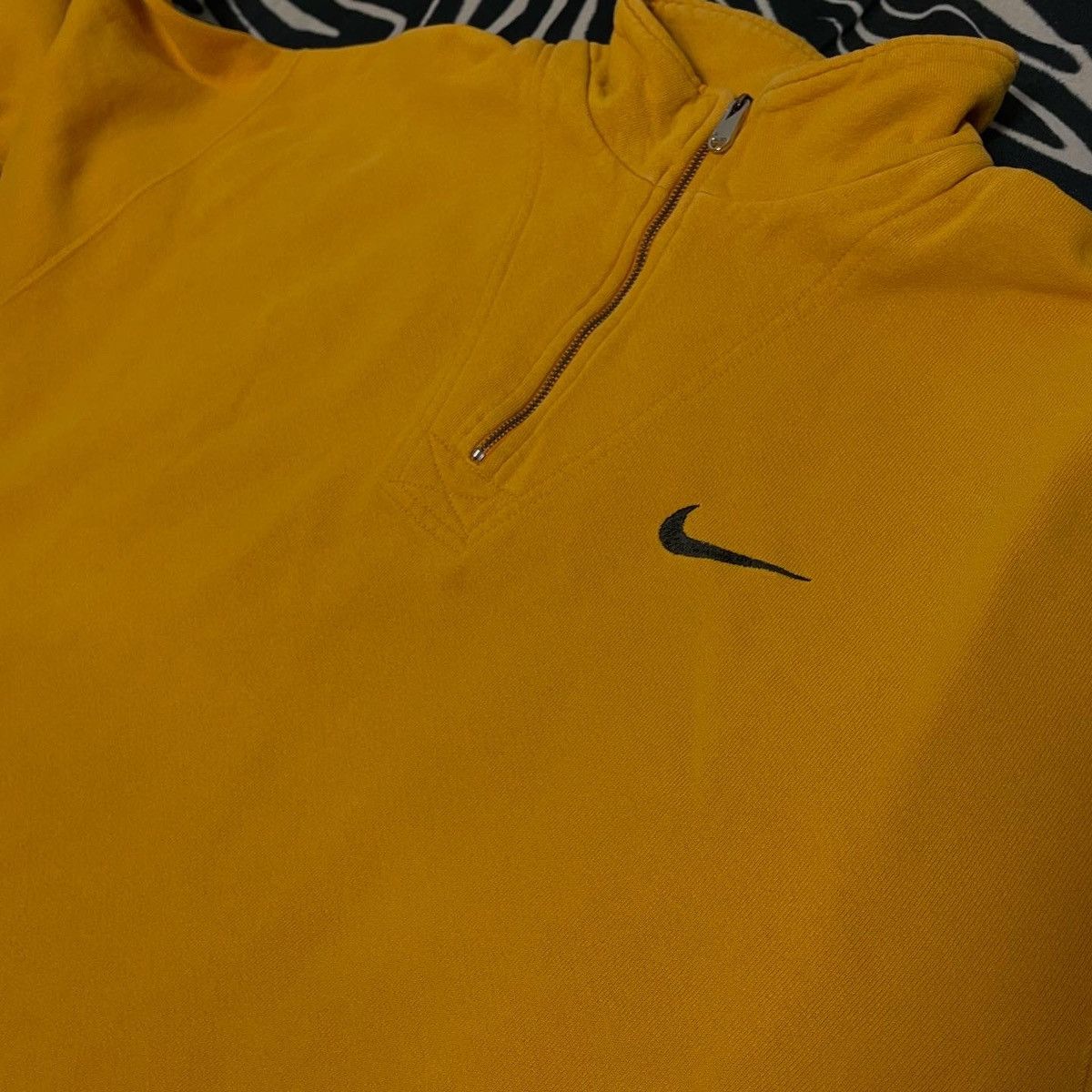 Nike Vintage 90s Nike Half Zip Sweatshirt Nike Crewneck L Size US L / EU 52-54 / 3 - 3 Thumbnail