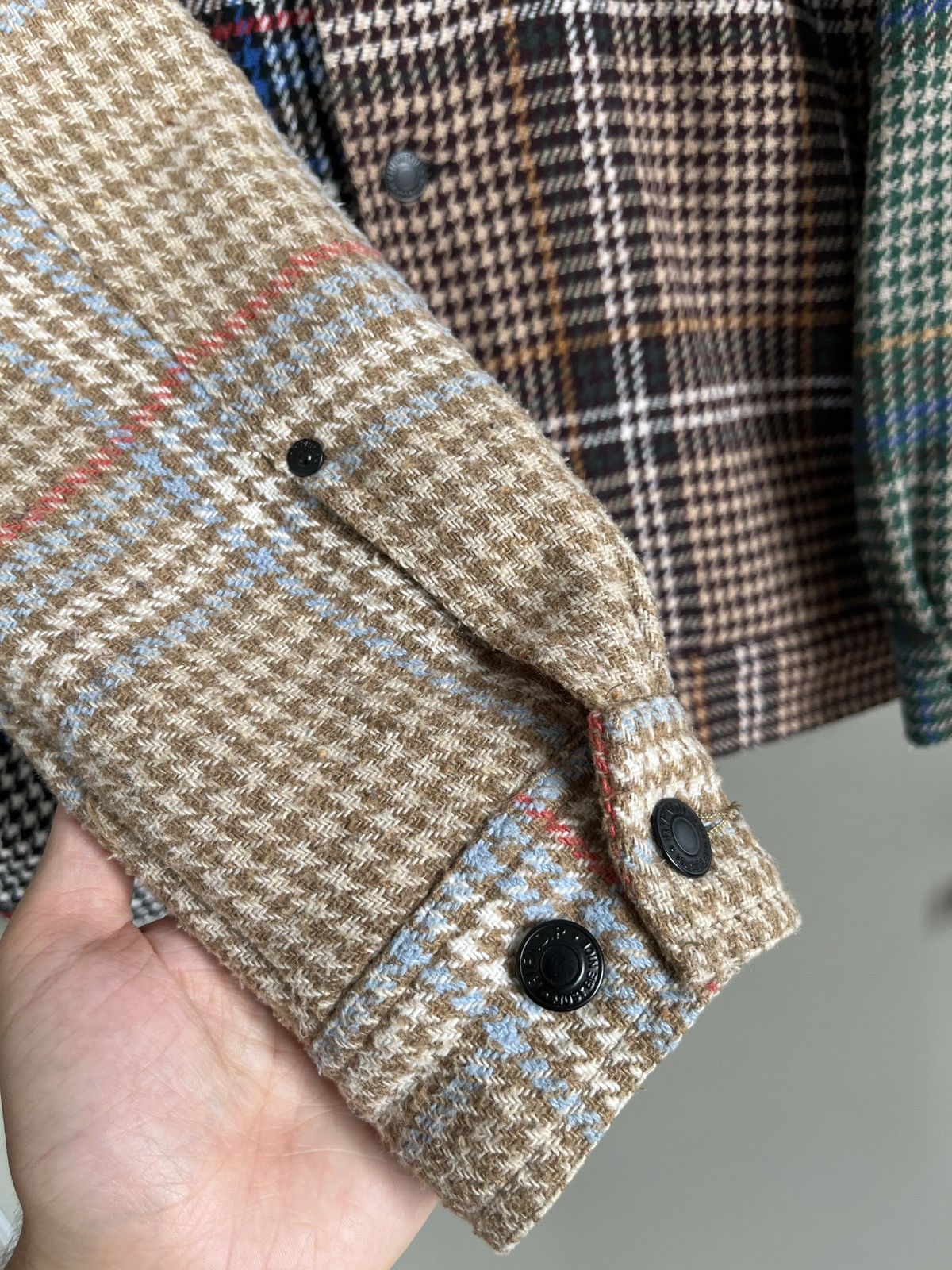 RIPNDIP RipnDip Roygbiv Tweed Plaid Coach Jacket Big Logo Size US S / EU 44-46 / 1 - 8 Thumbnail