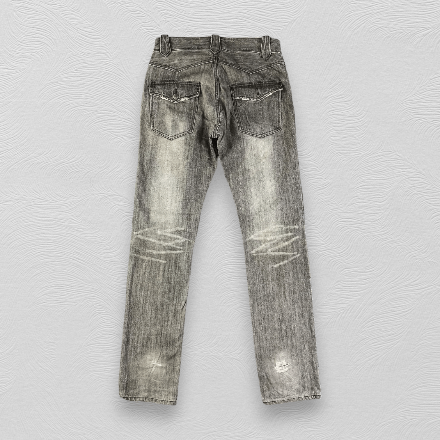 Schlussel Schlussel Jeans Distressed Faded Gay Denim KJ1631 Size US 30 / EU 46 - 2 Thumbnail