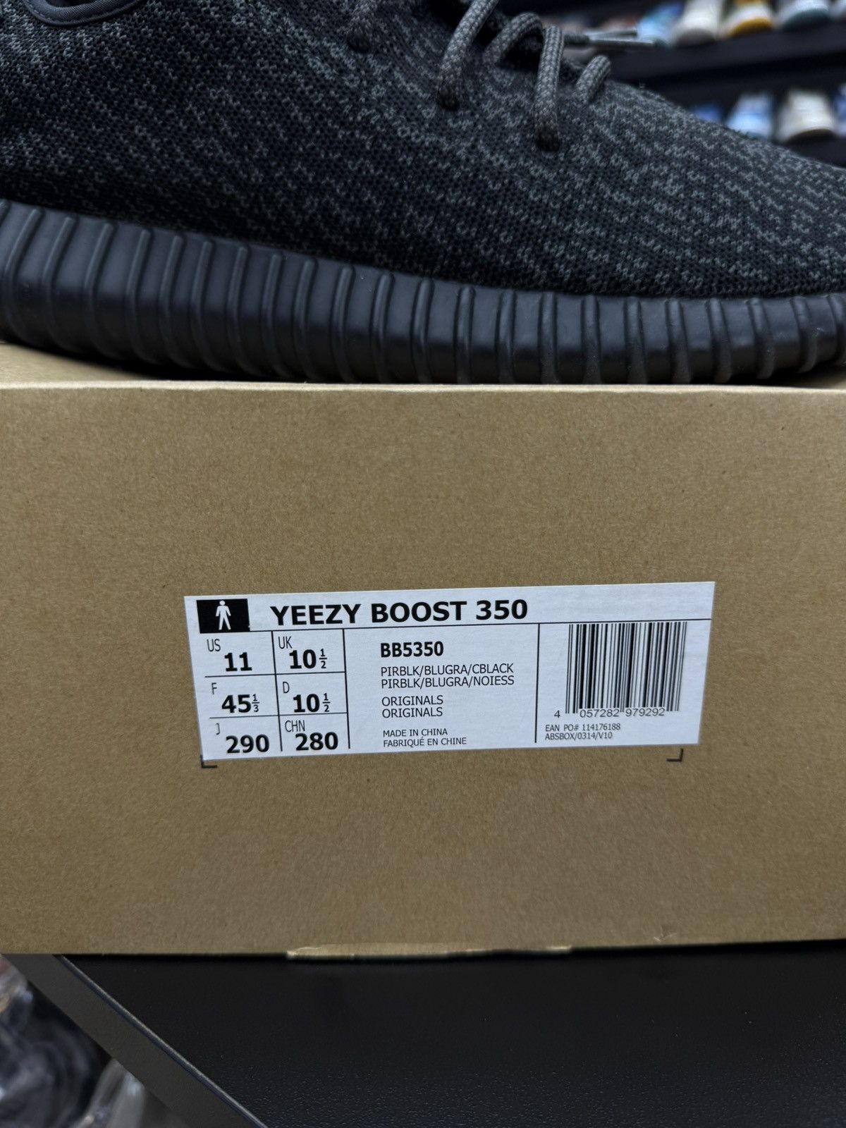 Yeezy Yeezy 350 Pirate Black (2016) Size 11 Pre Owned 🧼 Size US 11 / EU 44 - 15 Thumbnail