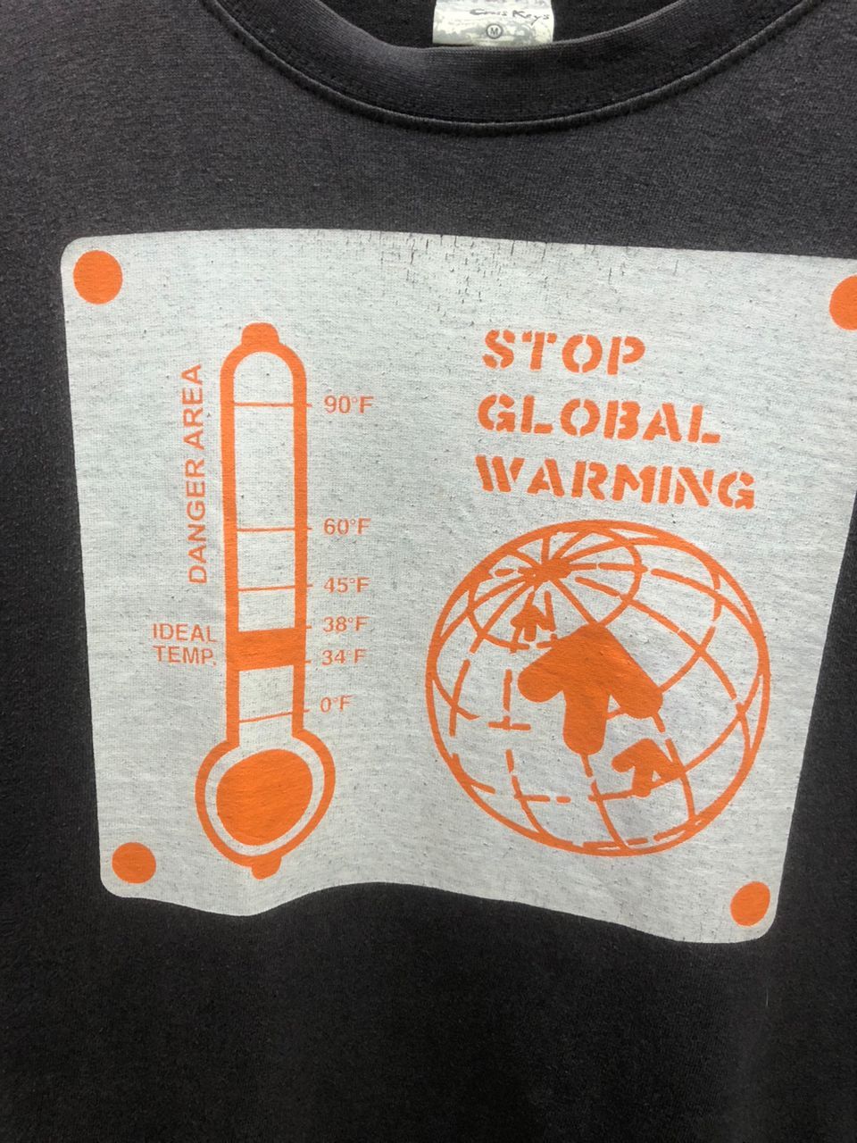 Vintage Cross Keys Japan stop global warming Long Sleeve Size US M / EU 48-50 / 2 - 6 Thumbnail