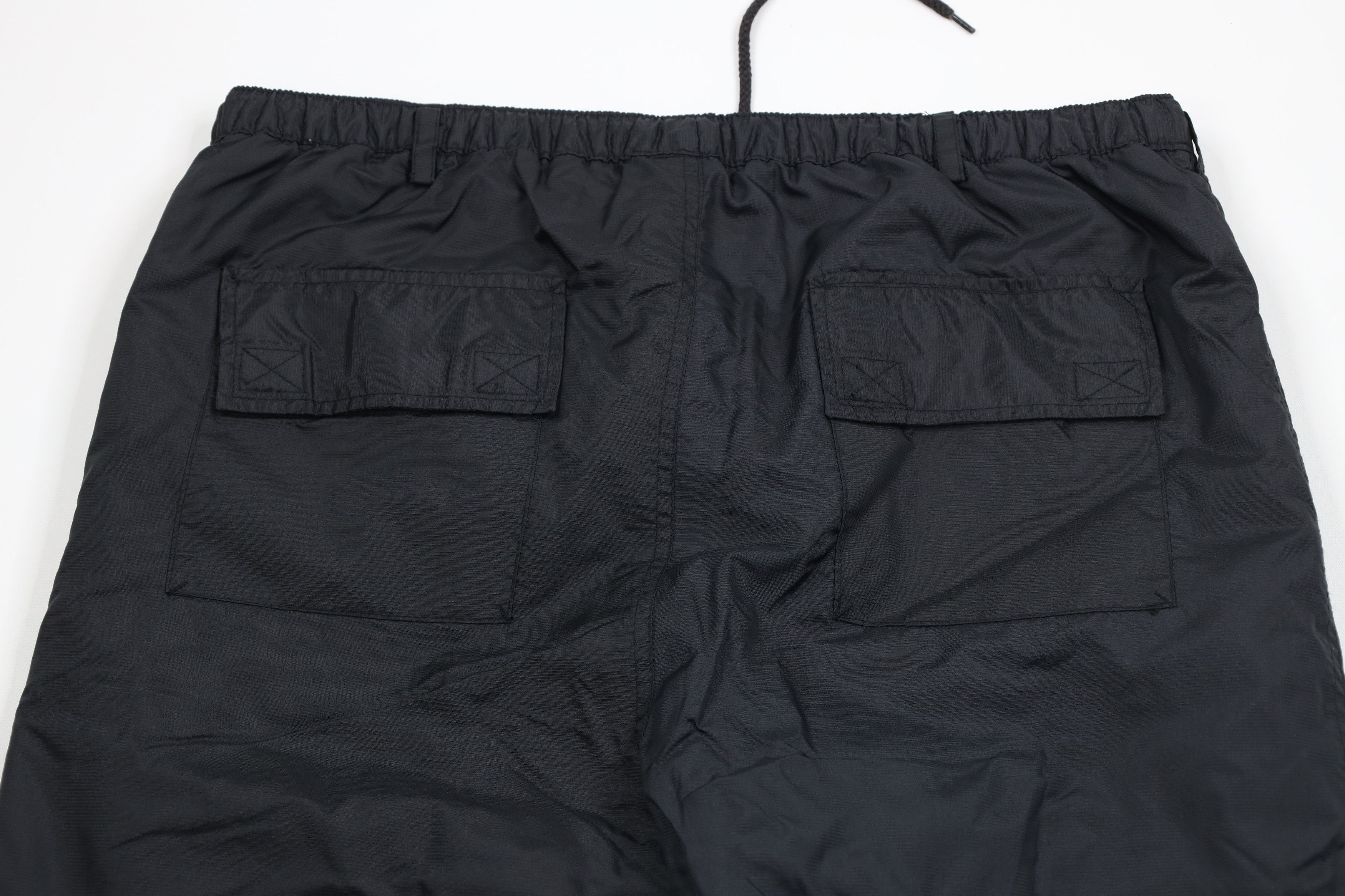 Vintage Vintage 90s Y2K Streetwear Cargo Joggers Pants Black Nylon Size US 34 / EU 50 - 9 Thumbnail