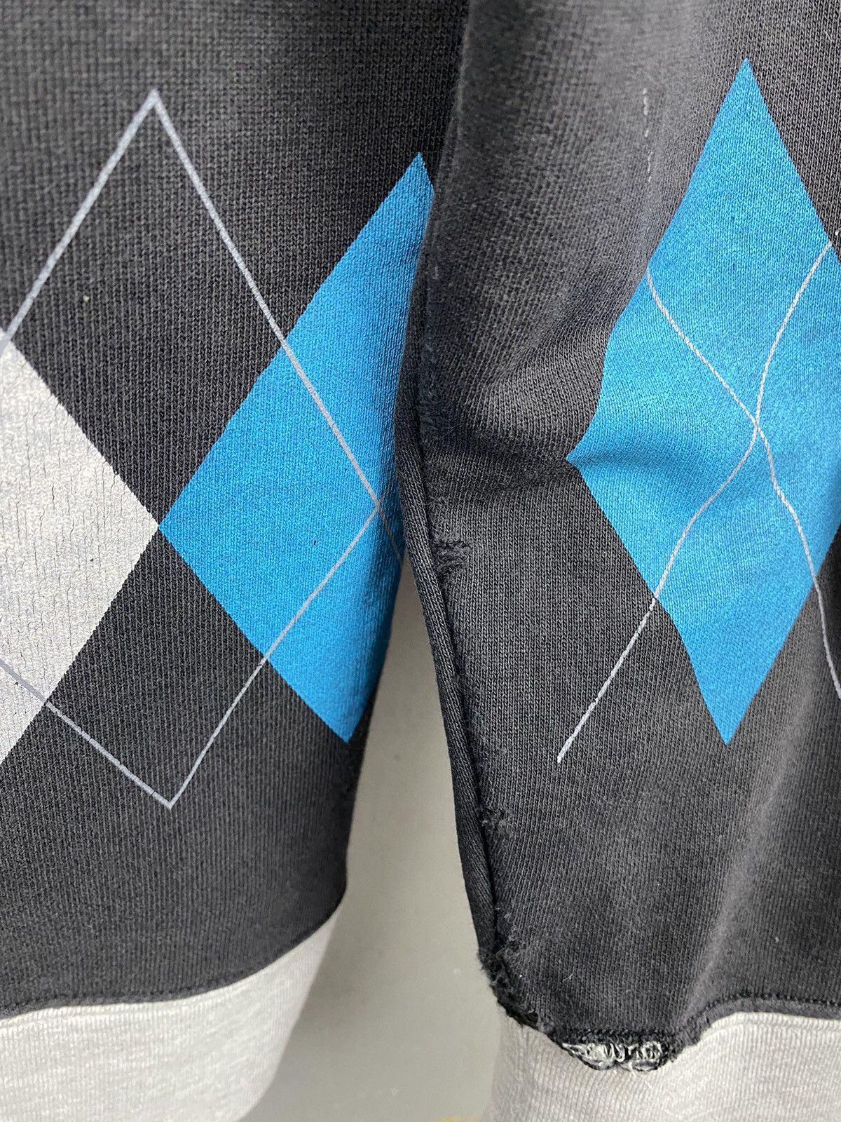 Japanese Brand Tkmixpice Argyle Cardigan Size US M / EU 48-50 / 2 - 8 Thumbnail