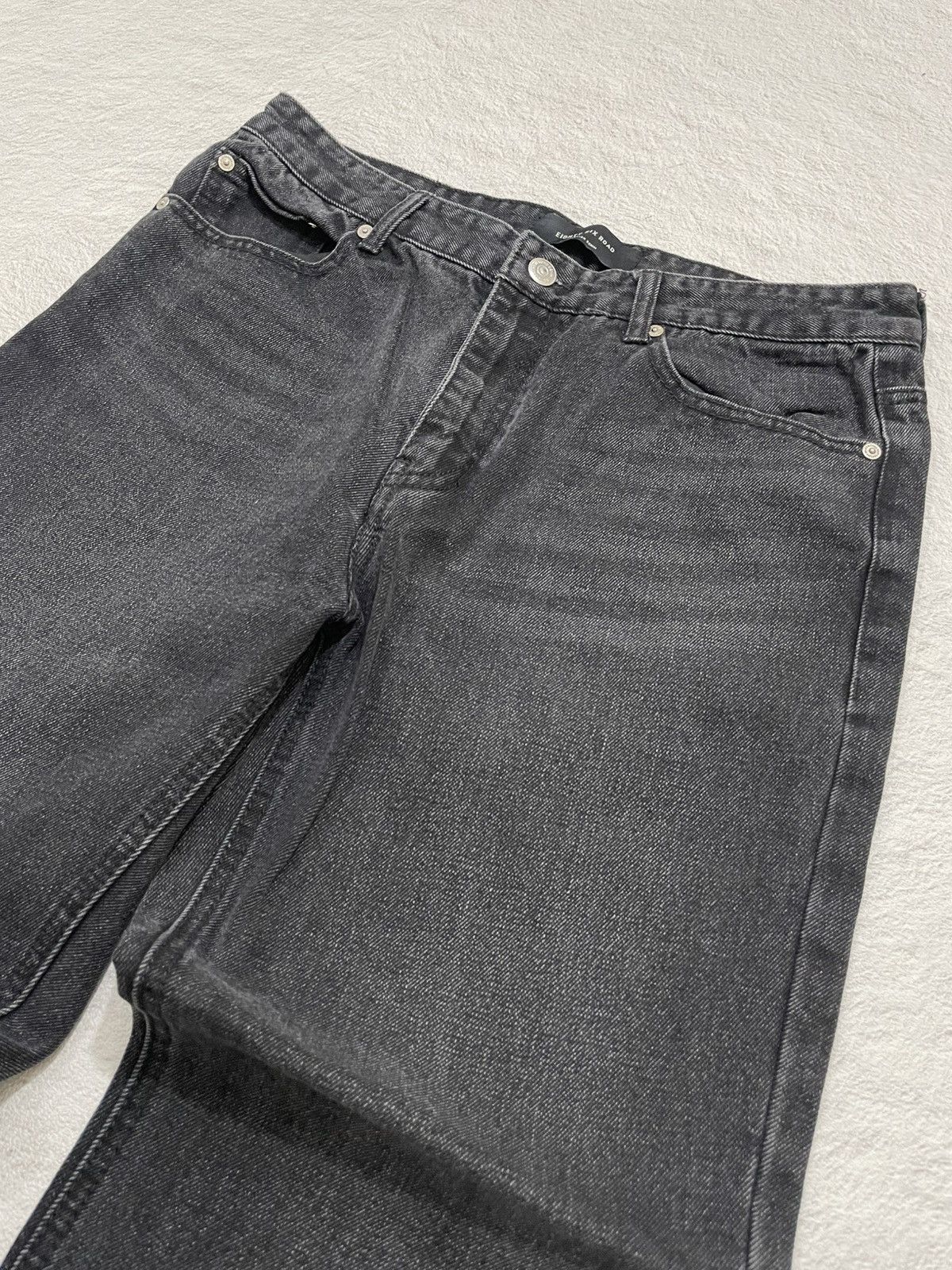 Japanese Brand 2000s Eight Six Black Jeans Wash Y2K Size US 31 - 2 Thumbnail