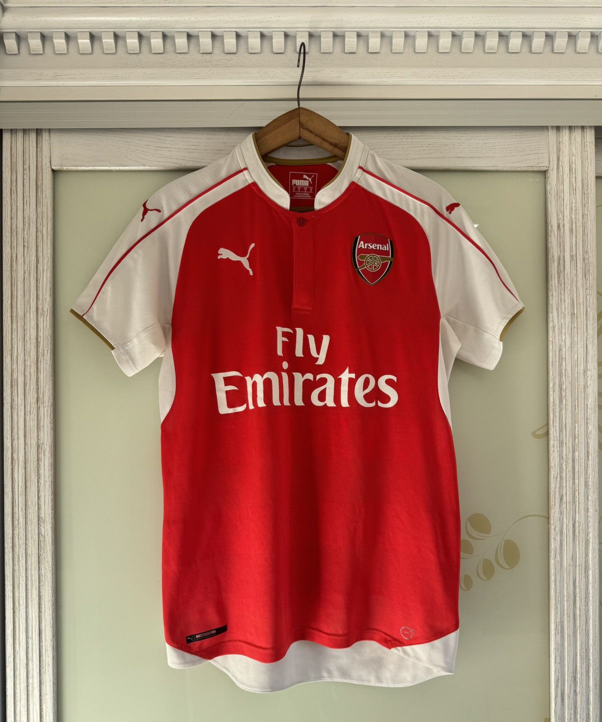 Puma Arsenal 2015-2016 Home Soccer Jersey Football Shirt Kit Size US M / EU 48-50 / 2 - 1 Thumbnail