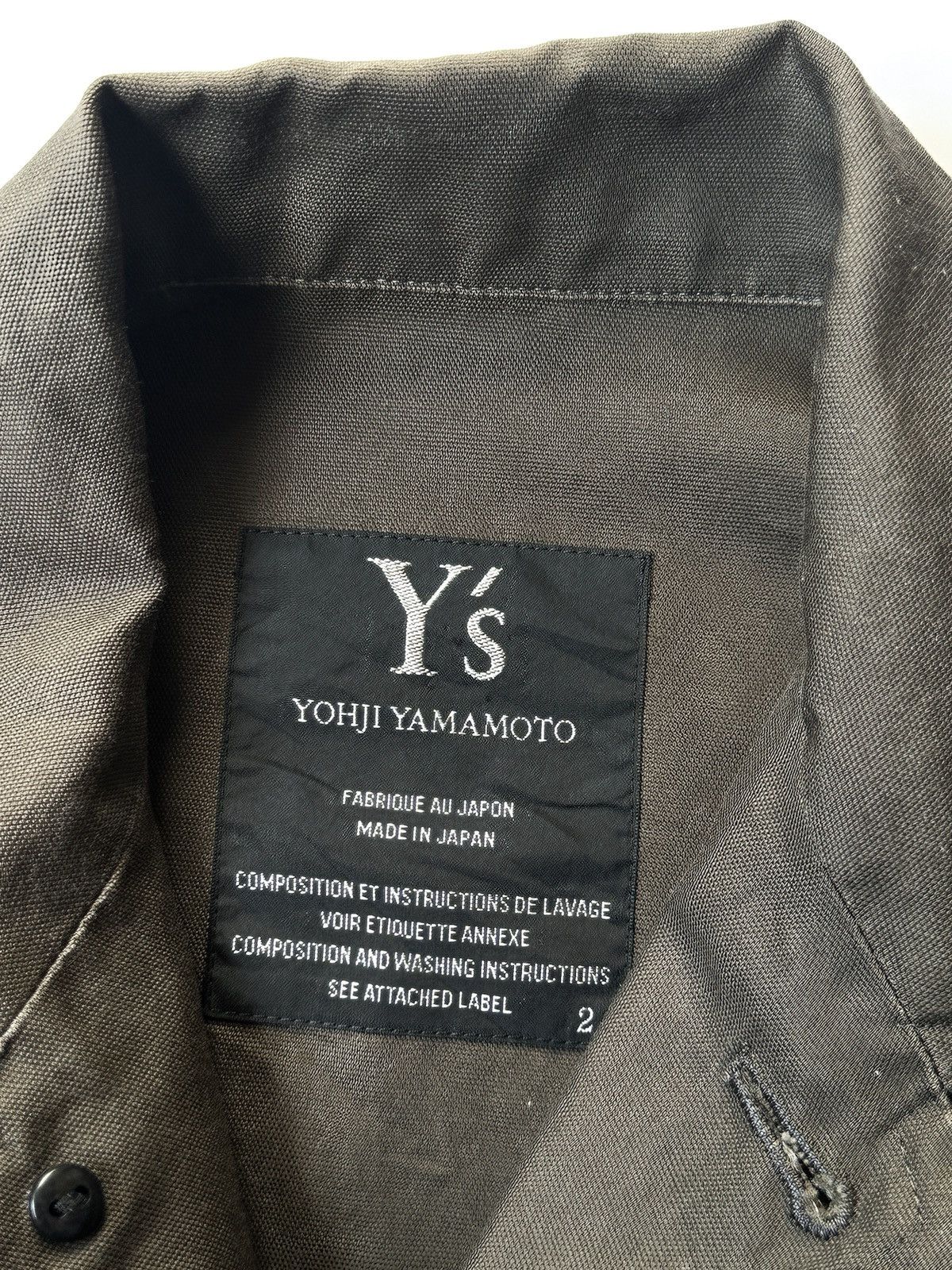 Yohji Yamamoto Yohji Yamamoto Single Pocket Jacket Size M / US 6-8 / IT 42-44 - 7 Thumbnail