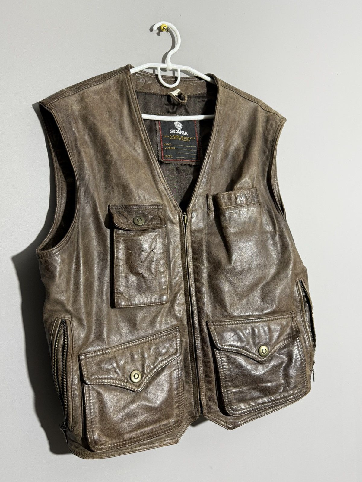 Other Vintsge Scania leather vest size M Size US M / EU 48-50 / 2 - 3 Thumbnail