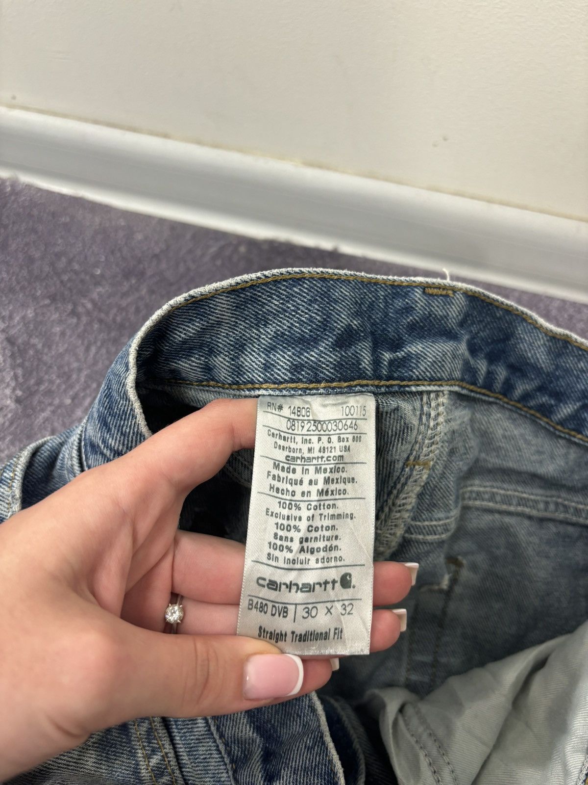 Carhartt Vintage Carhartt Y2K Straight Fit Work Skate Denim Jeans Size US 30 / EU 46 - 18 Thumbnail