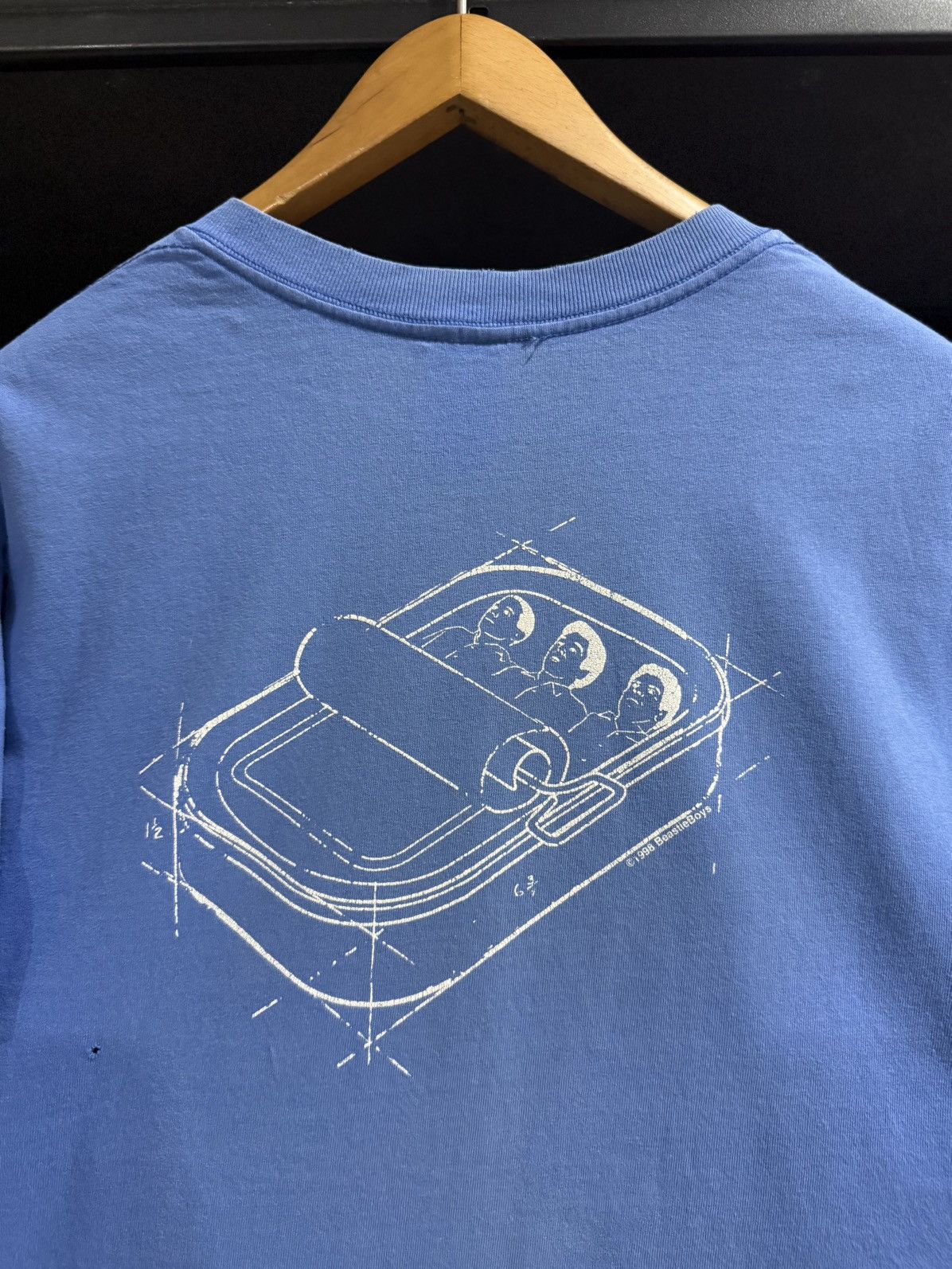 Band Tees × Rap Tees × Vintage Thrashed Vintage 90s Beastie Boy Promo Tee Size US L / EU 52-54 / 3 - 5 Thumbnail
