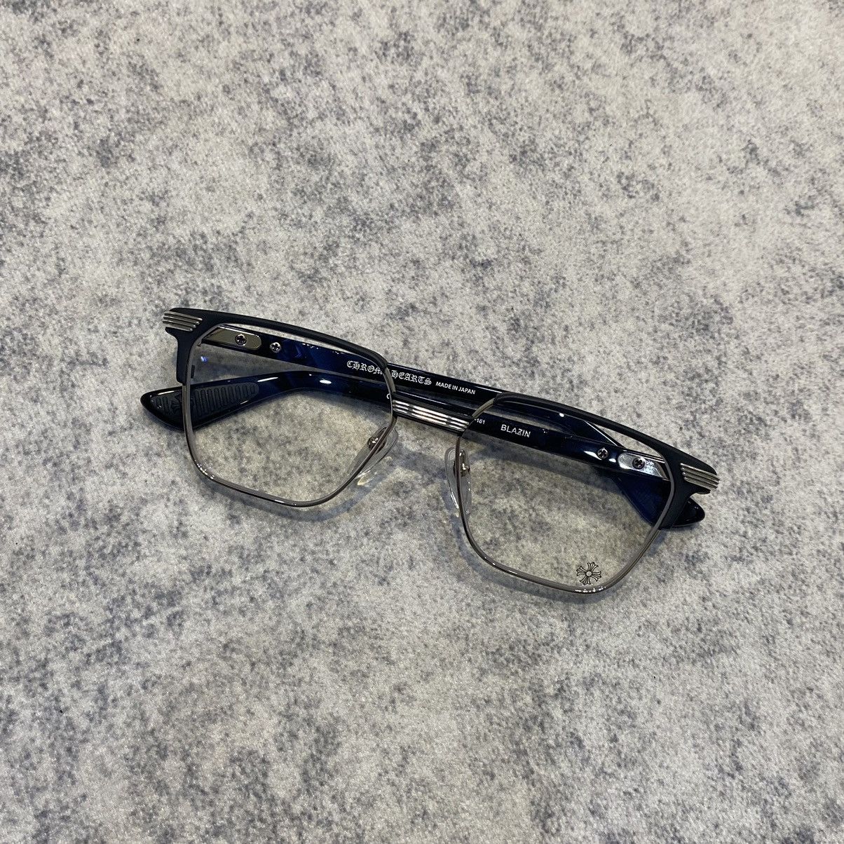 Chrome Hearts CHROME HEARTS BLAZIN Matte Black/Shiny Silver-Black-Plastic Size ONE SIZE - 3 Thumbnail