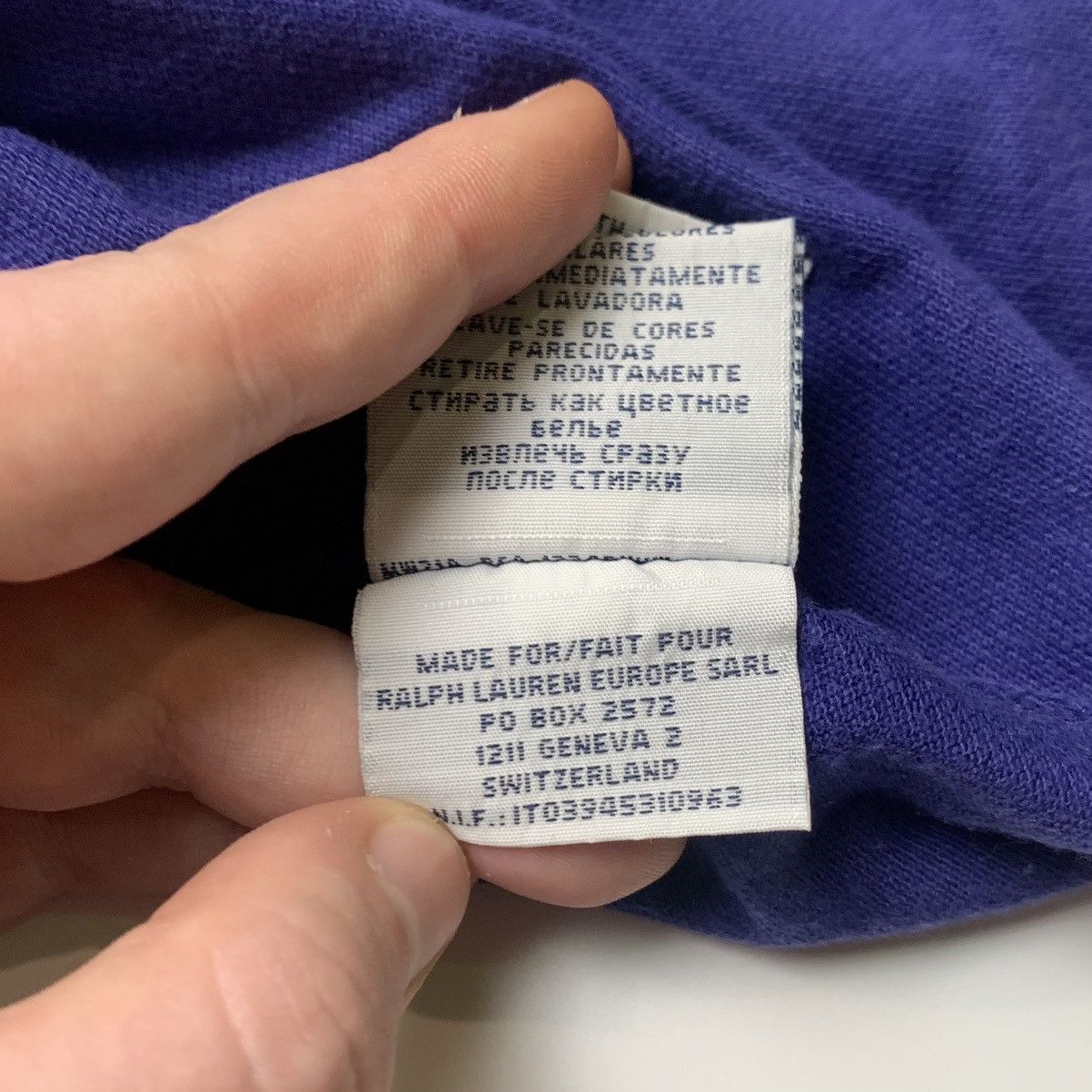 Other Vintage Polo Ralph Lauren Italy 3 Pony logo size XL Size US XL / EU 56 / 4 - 11 Thumbnail